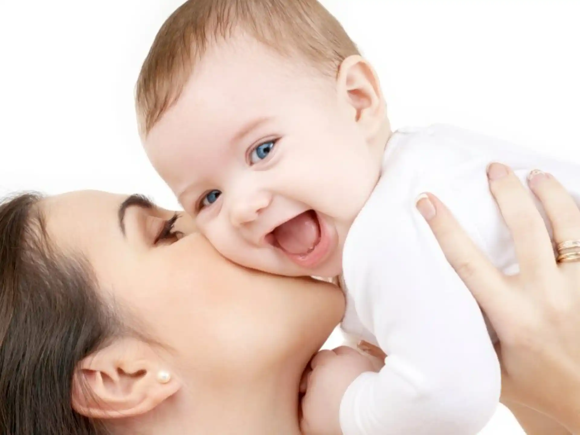 a person holding a baby