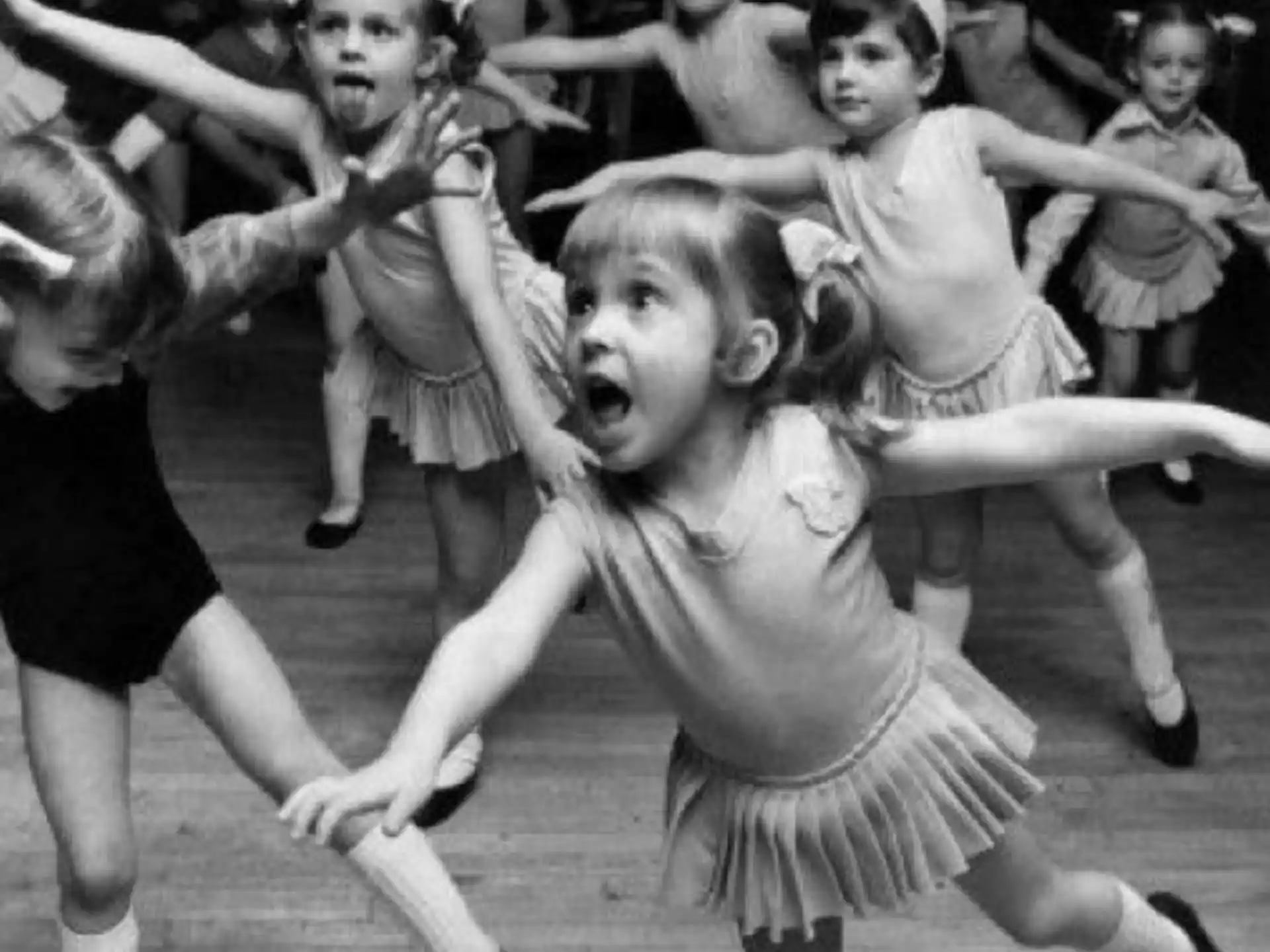 a group of girls dancing
