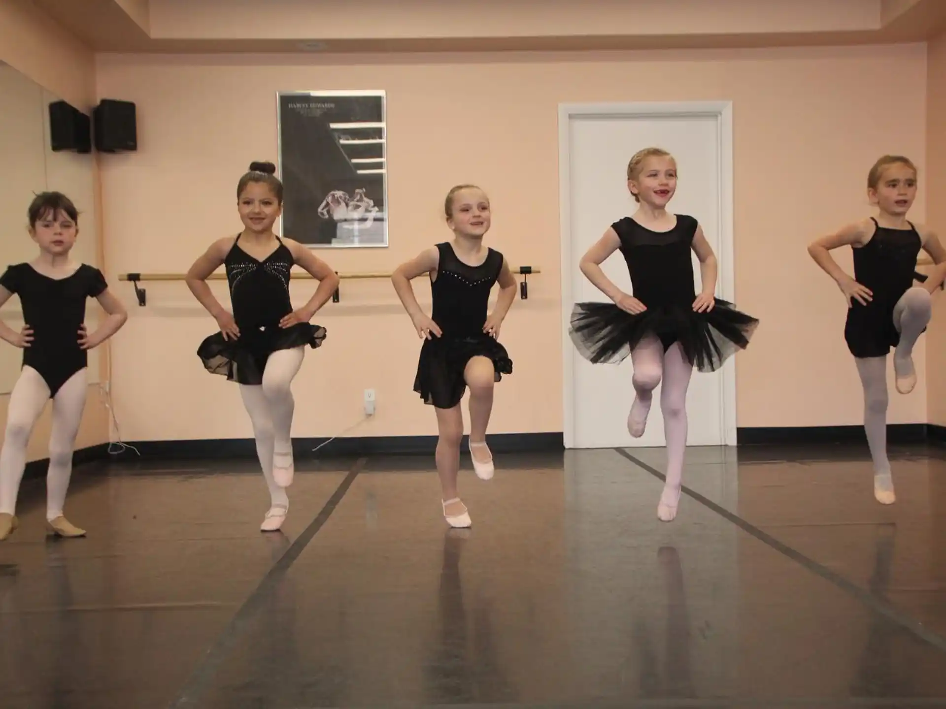 a group of women dancing