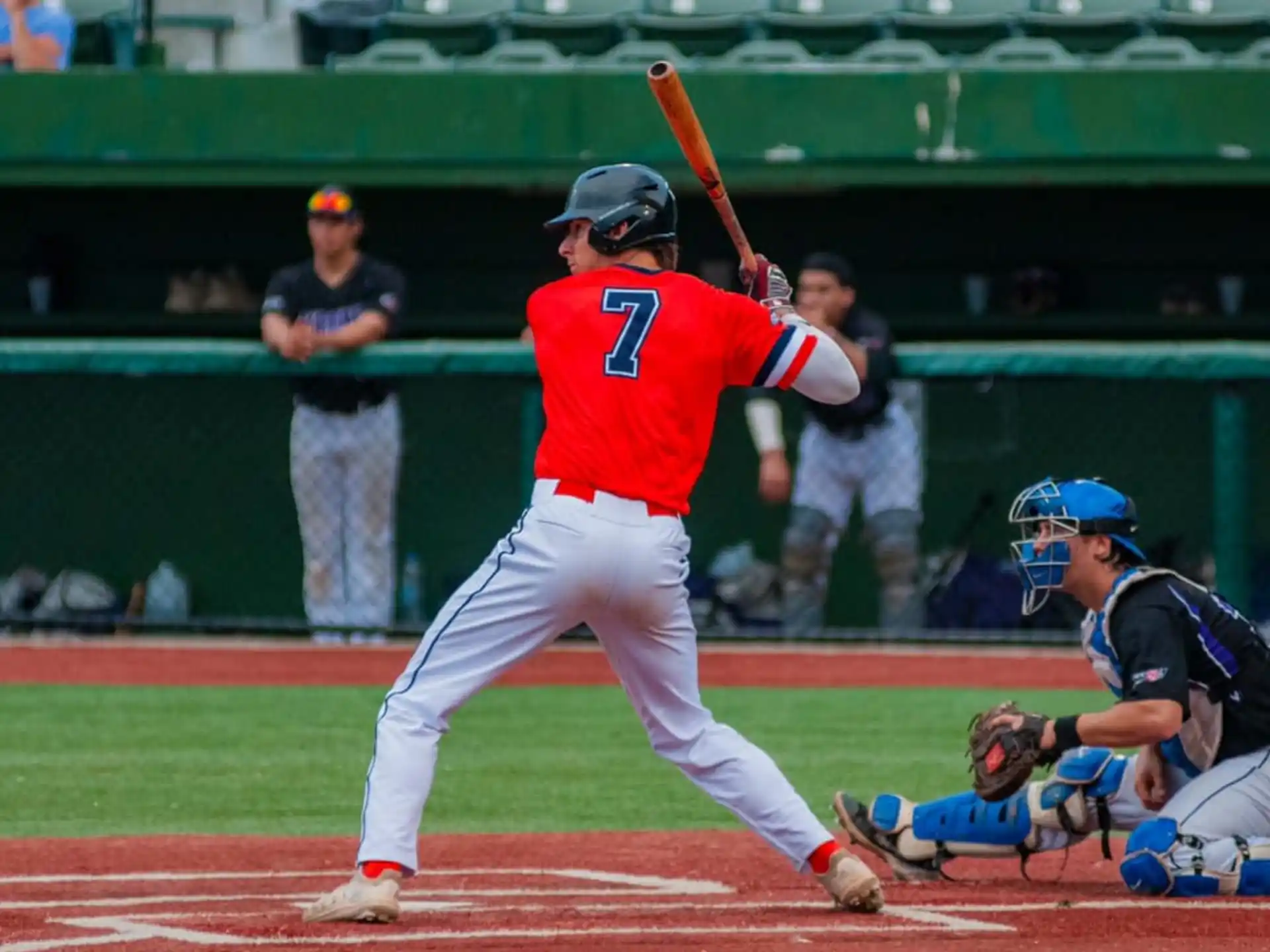 a baseball player swinging a bat