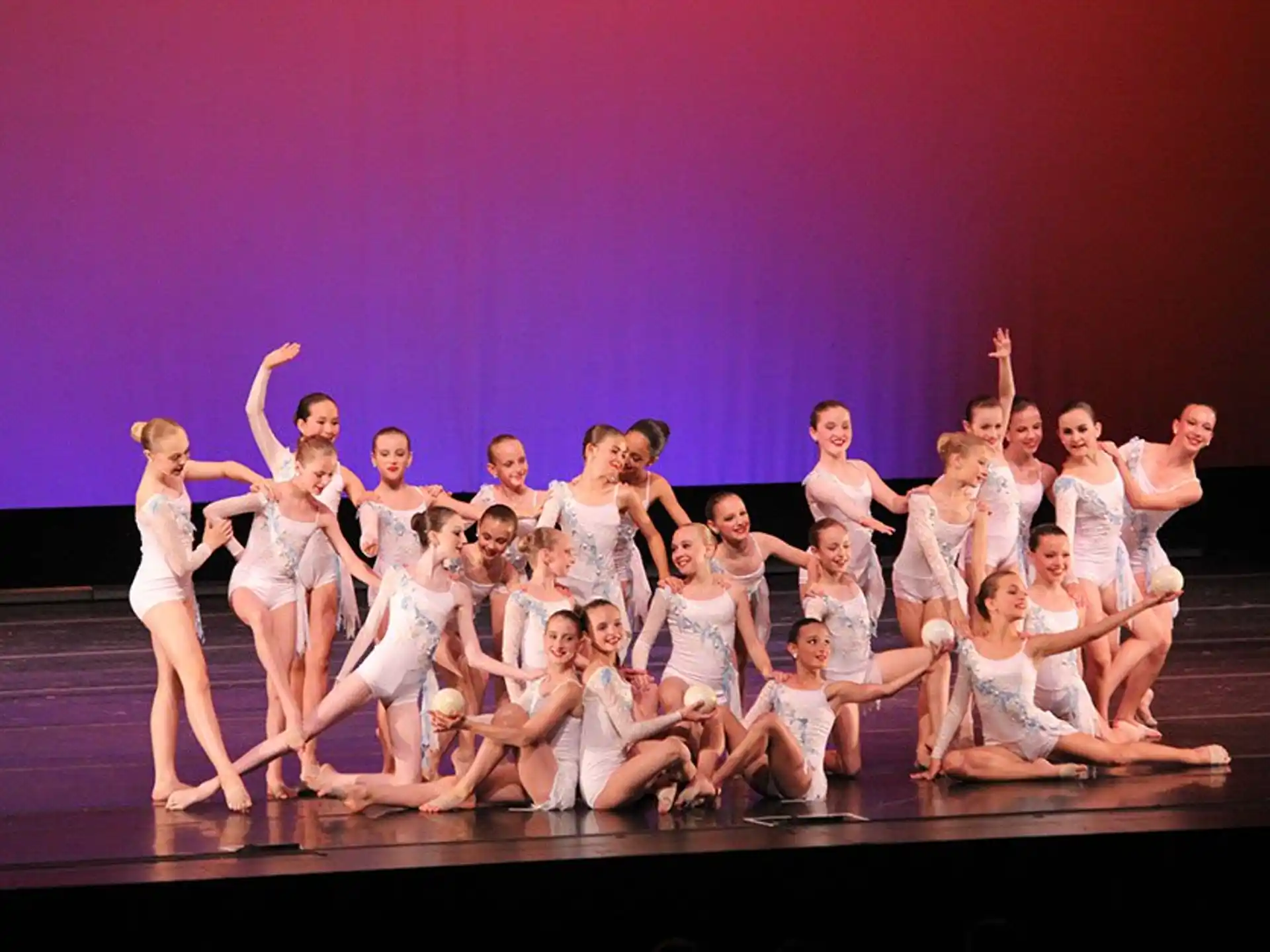 a group of people on a stage
