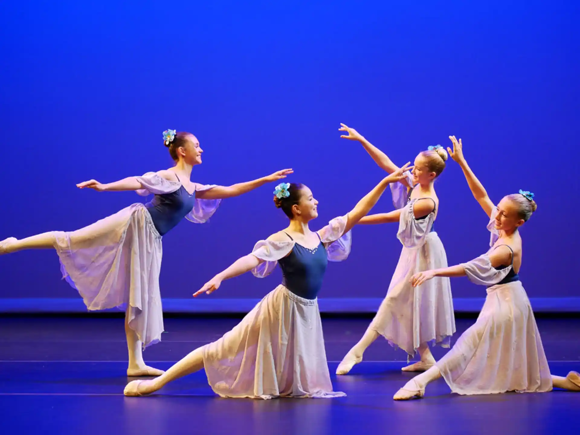 a group of women dancing