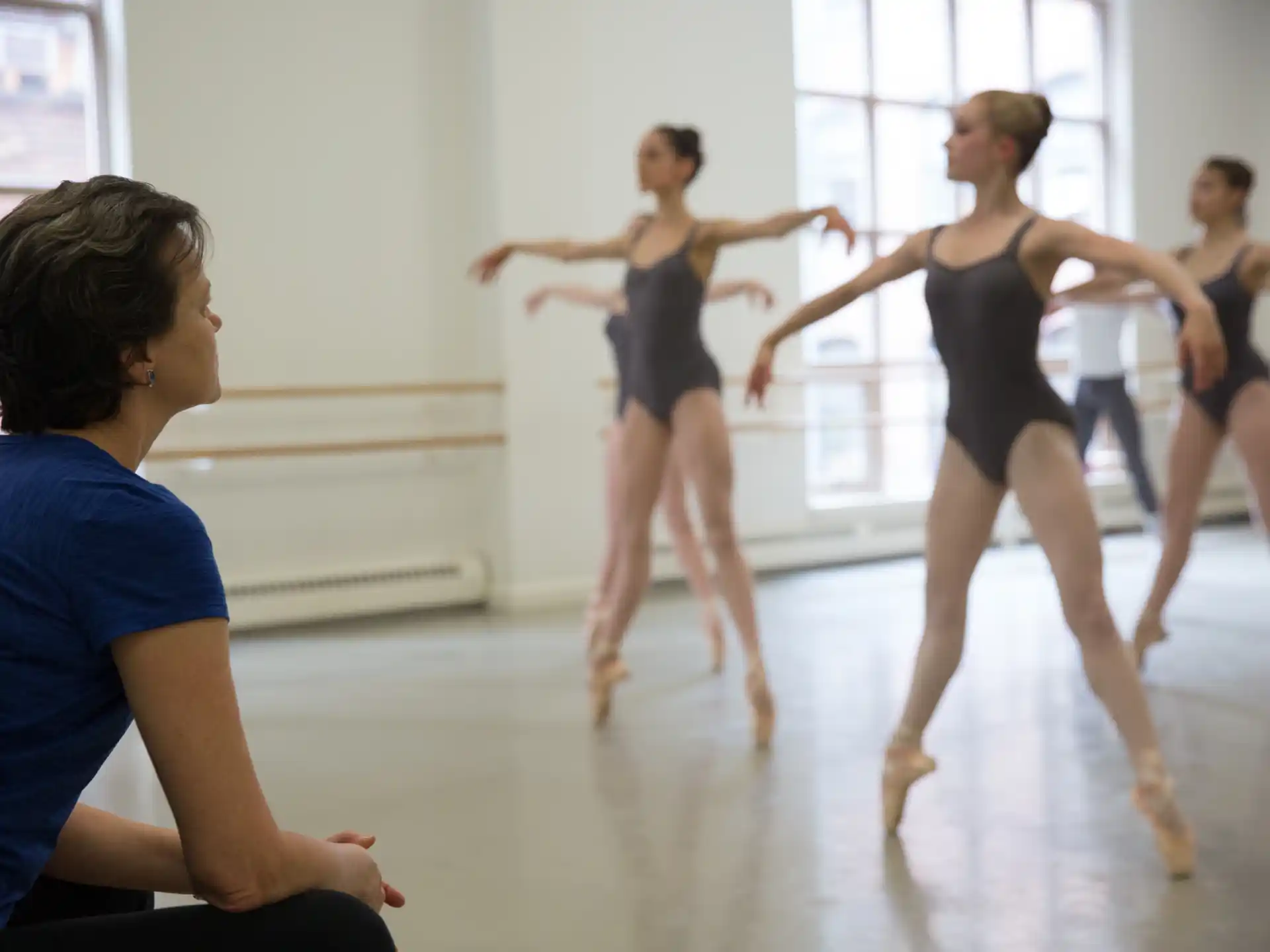 a group of women dancing