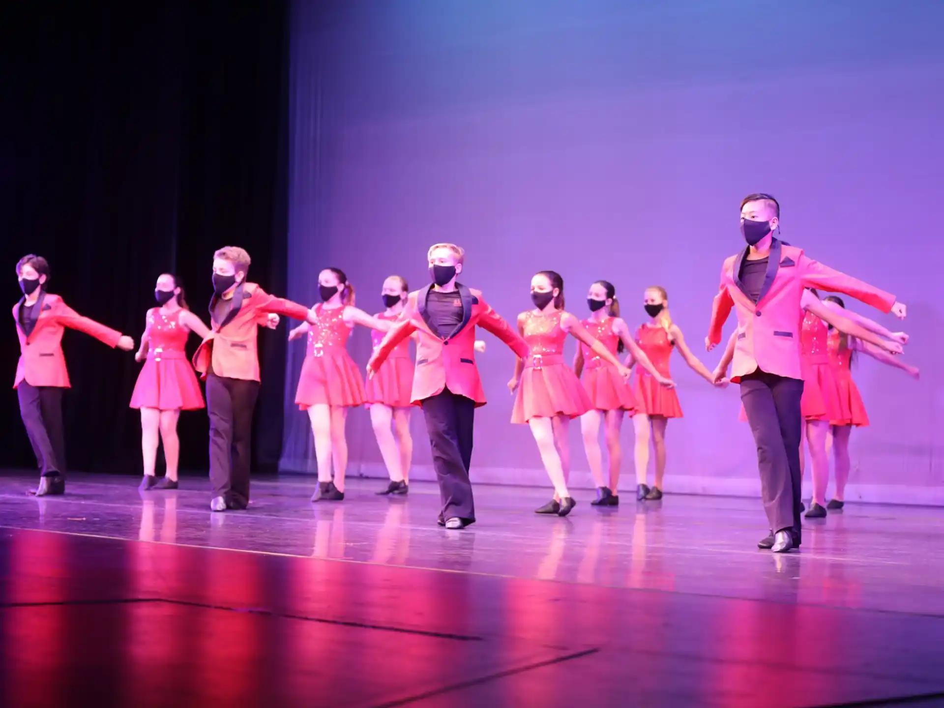 a group of people on a stage