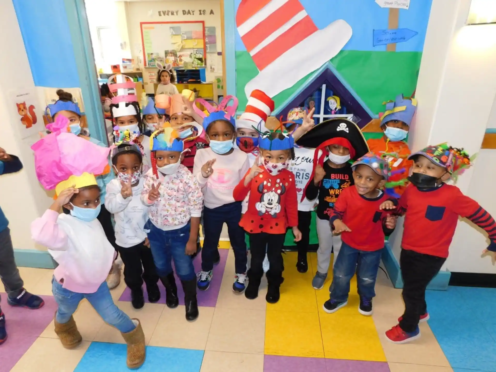 a group of children in clothing