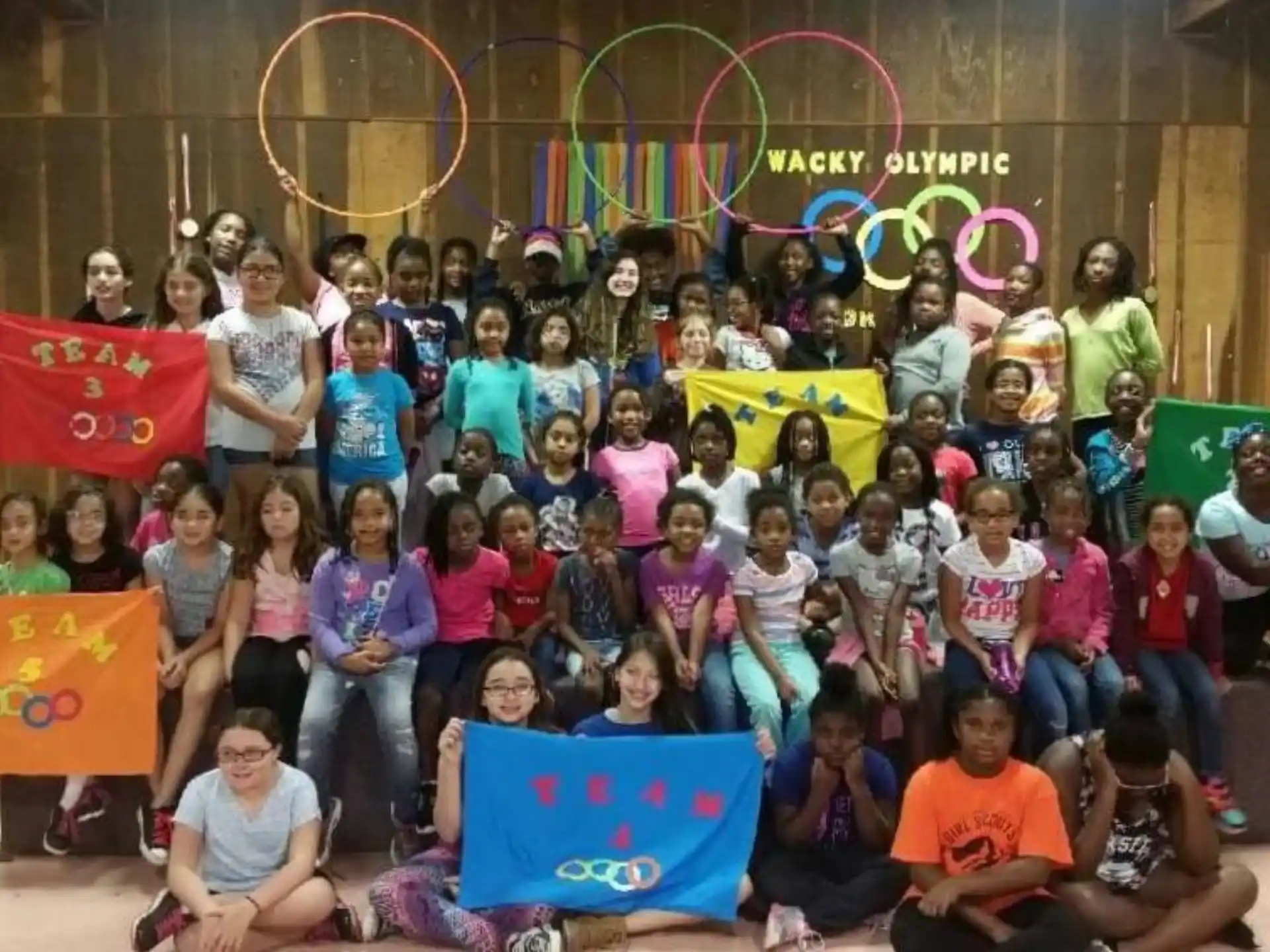 a group of people posing for a photo