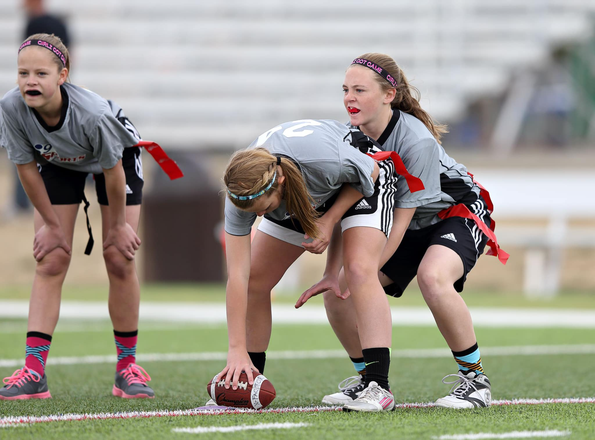 a group of women playing rugby