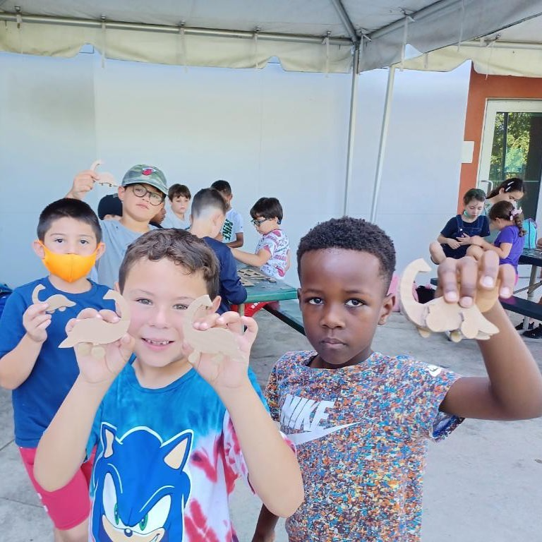 a group of children posing for a photo