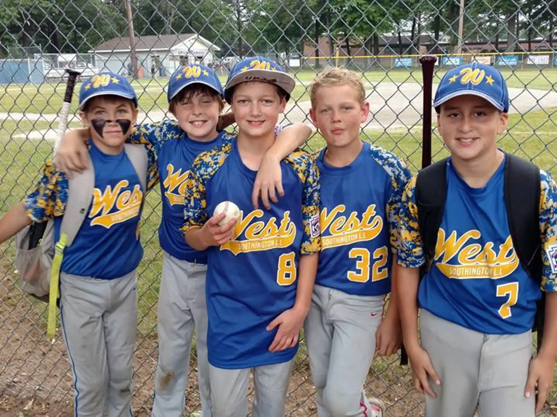 a group of kids holding baseball bats