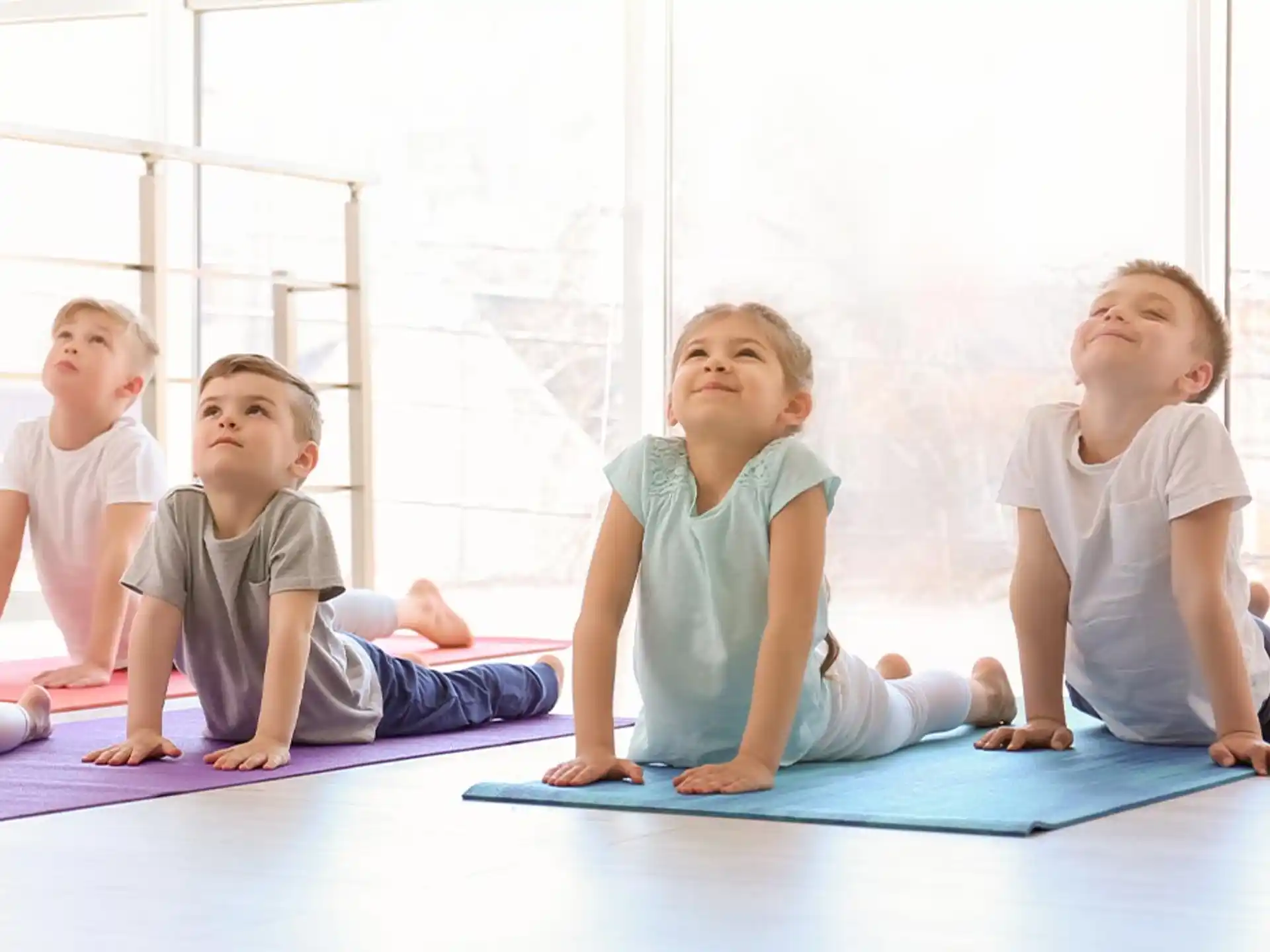 a group of children sitting on the floor