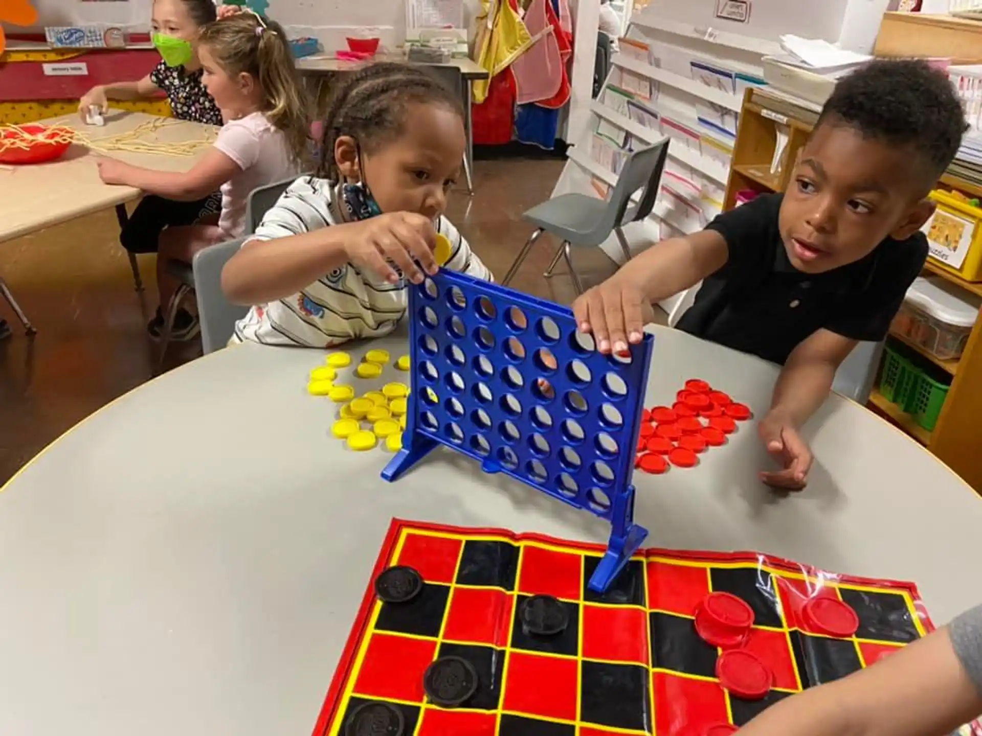 children playing with toys