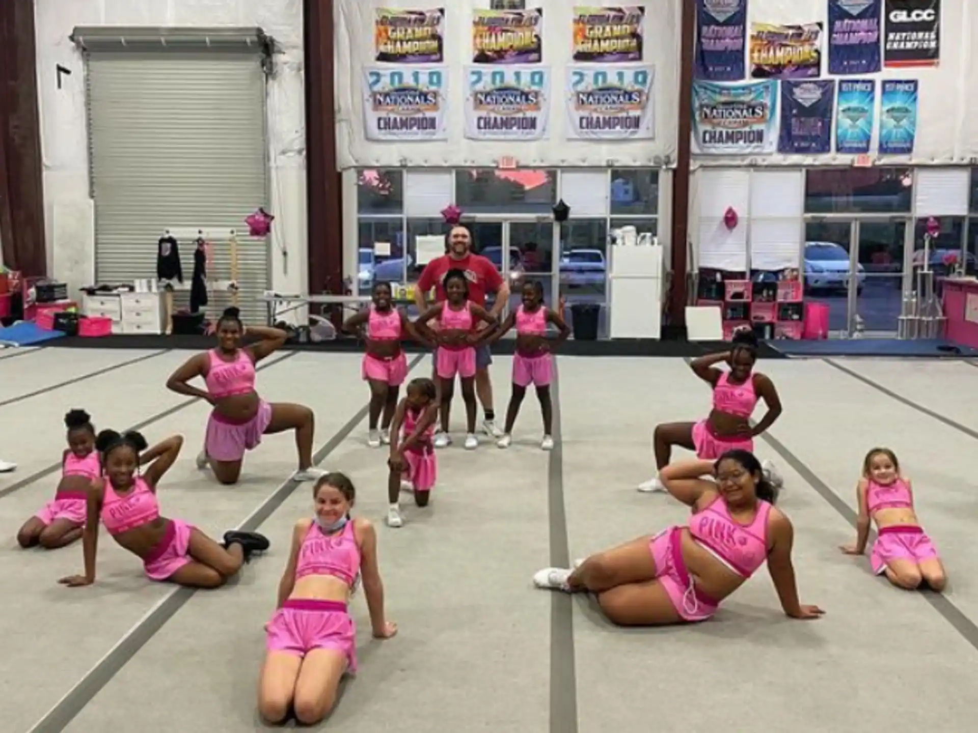 a group of children in a dance class