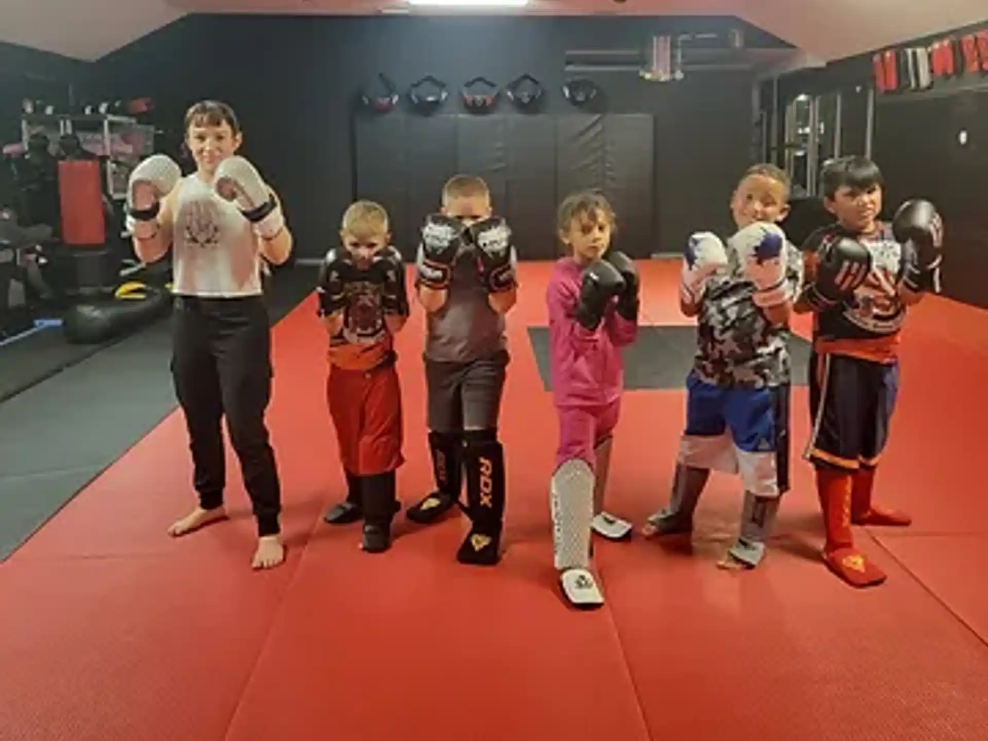 a group of children in clothing