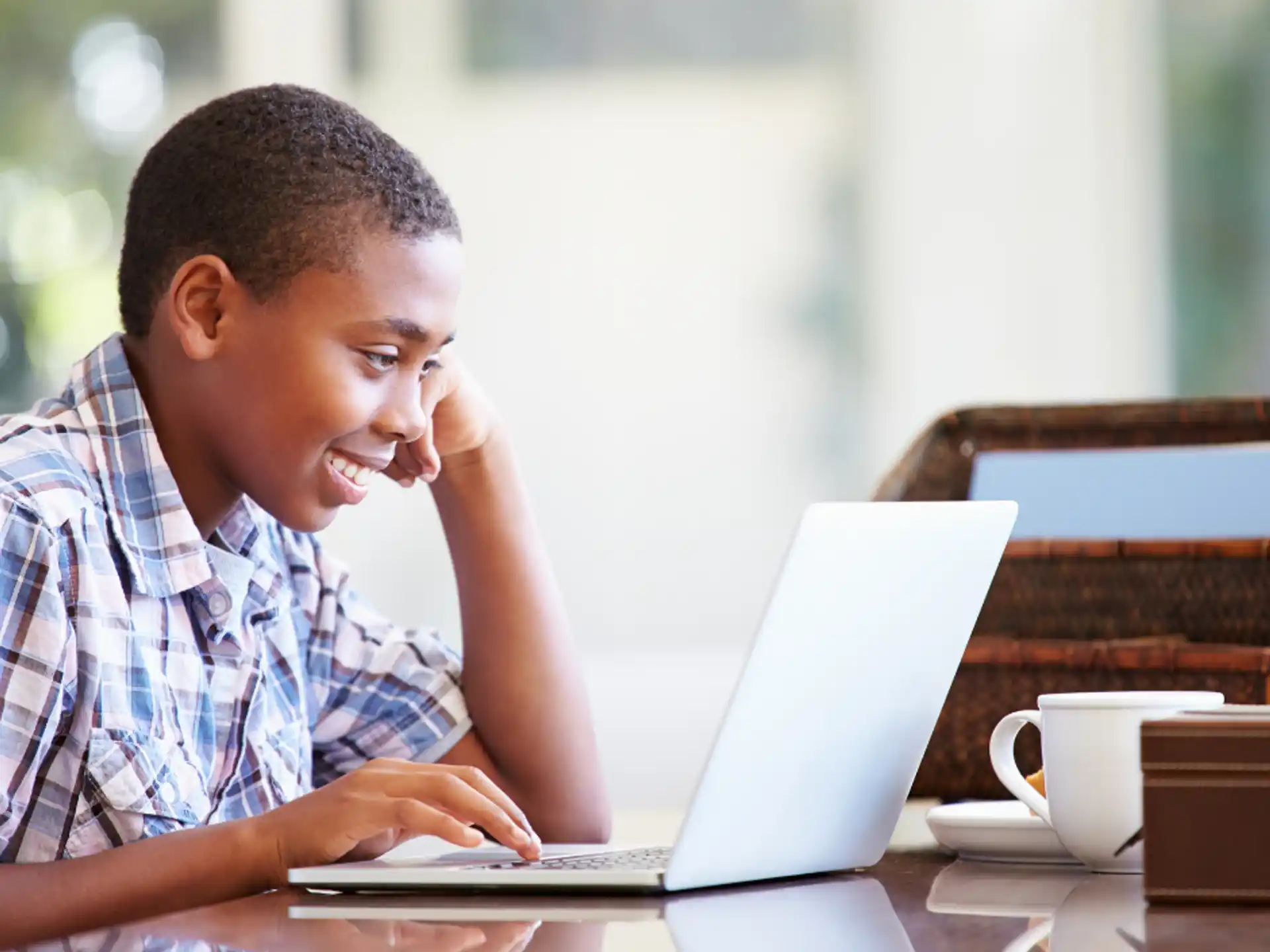 a person working on the laptop