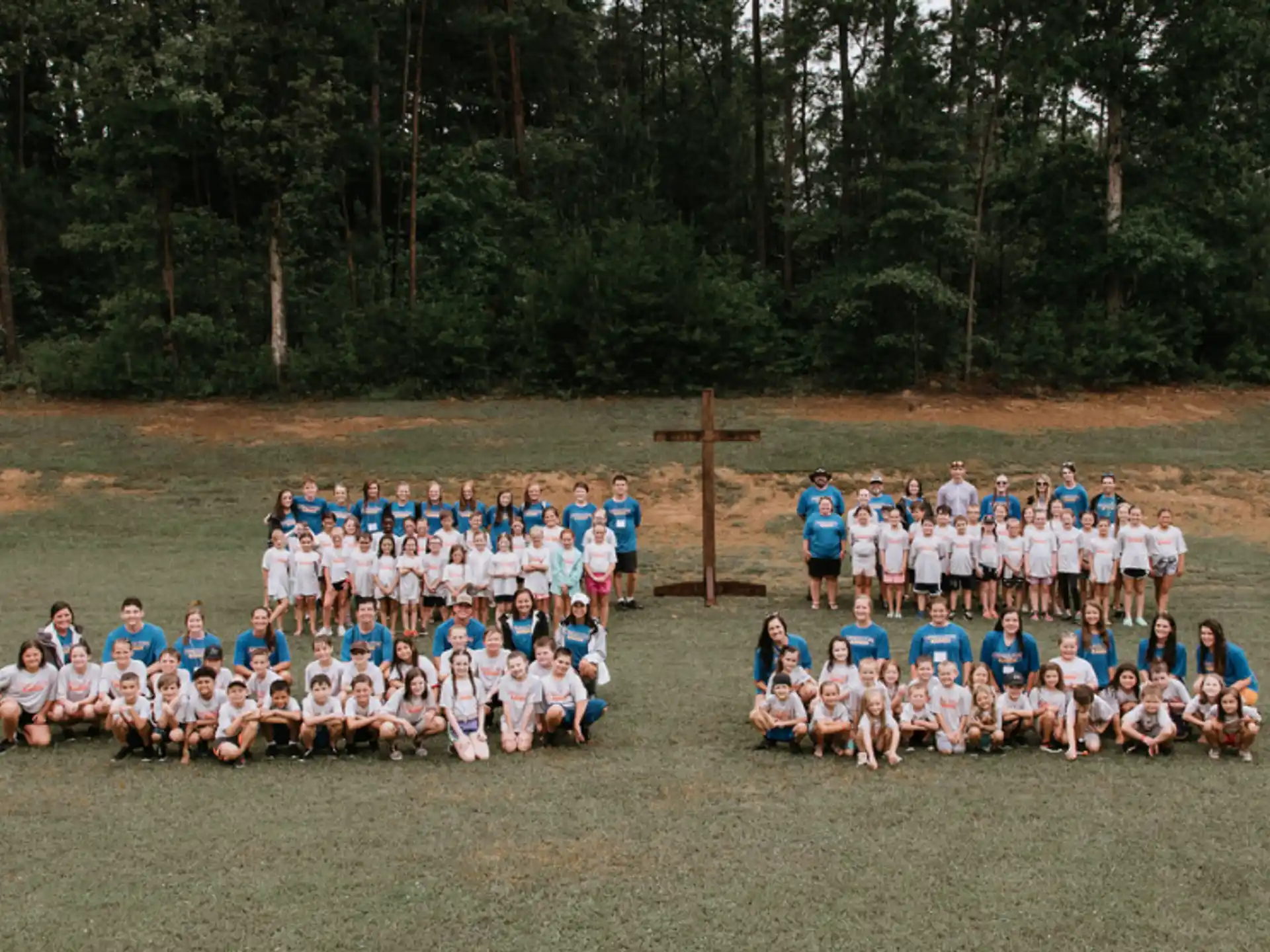 a group of people posing for a photo