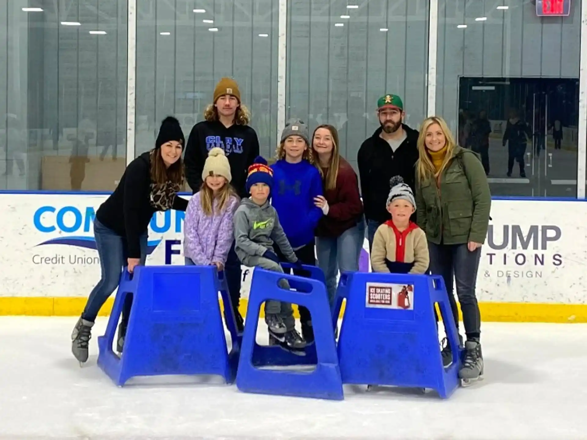 a group of people posing for a photo
