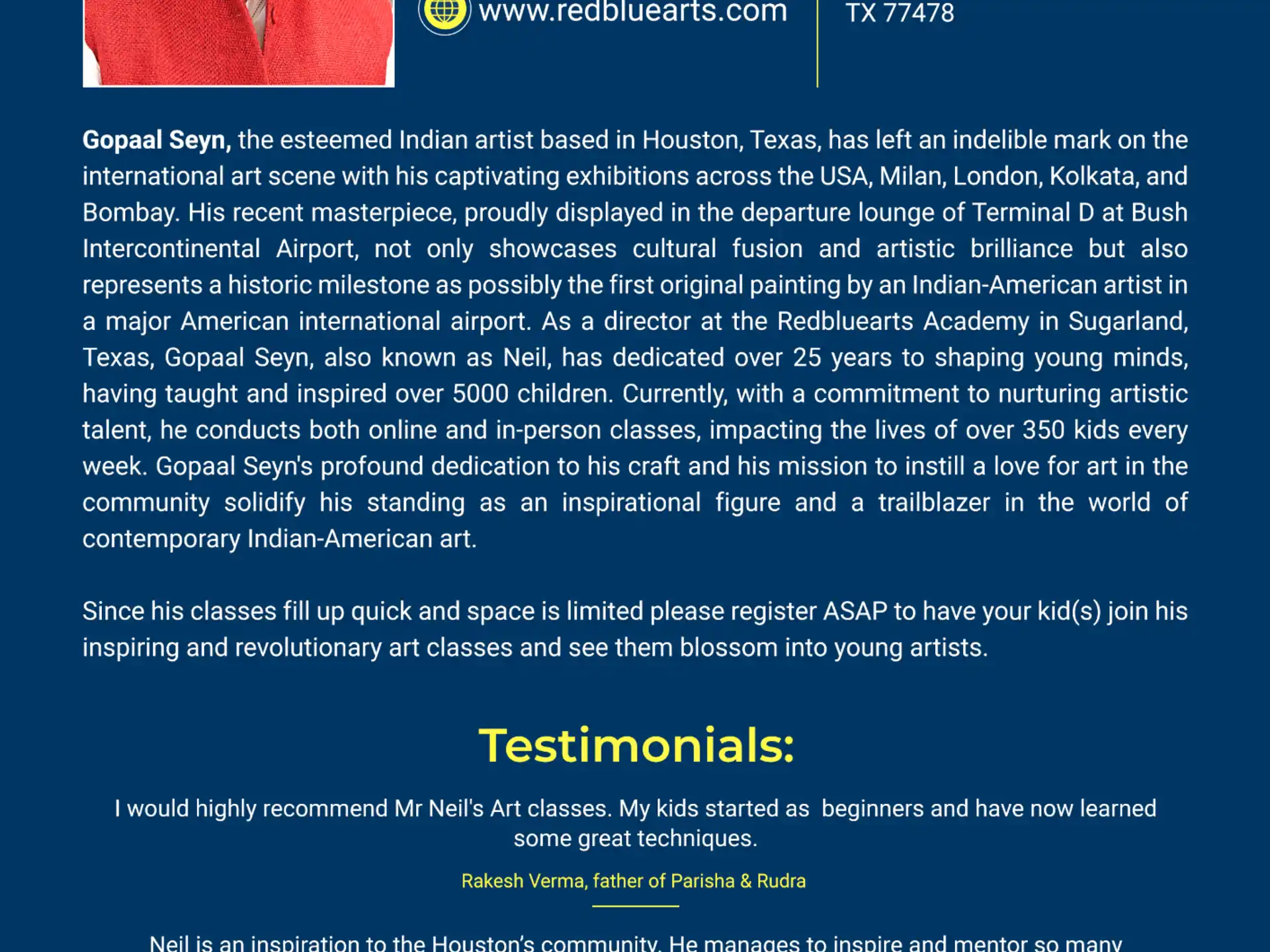 RedBlueArts Academy — 7befb155 c91e 418b b07e 9f15950613f1