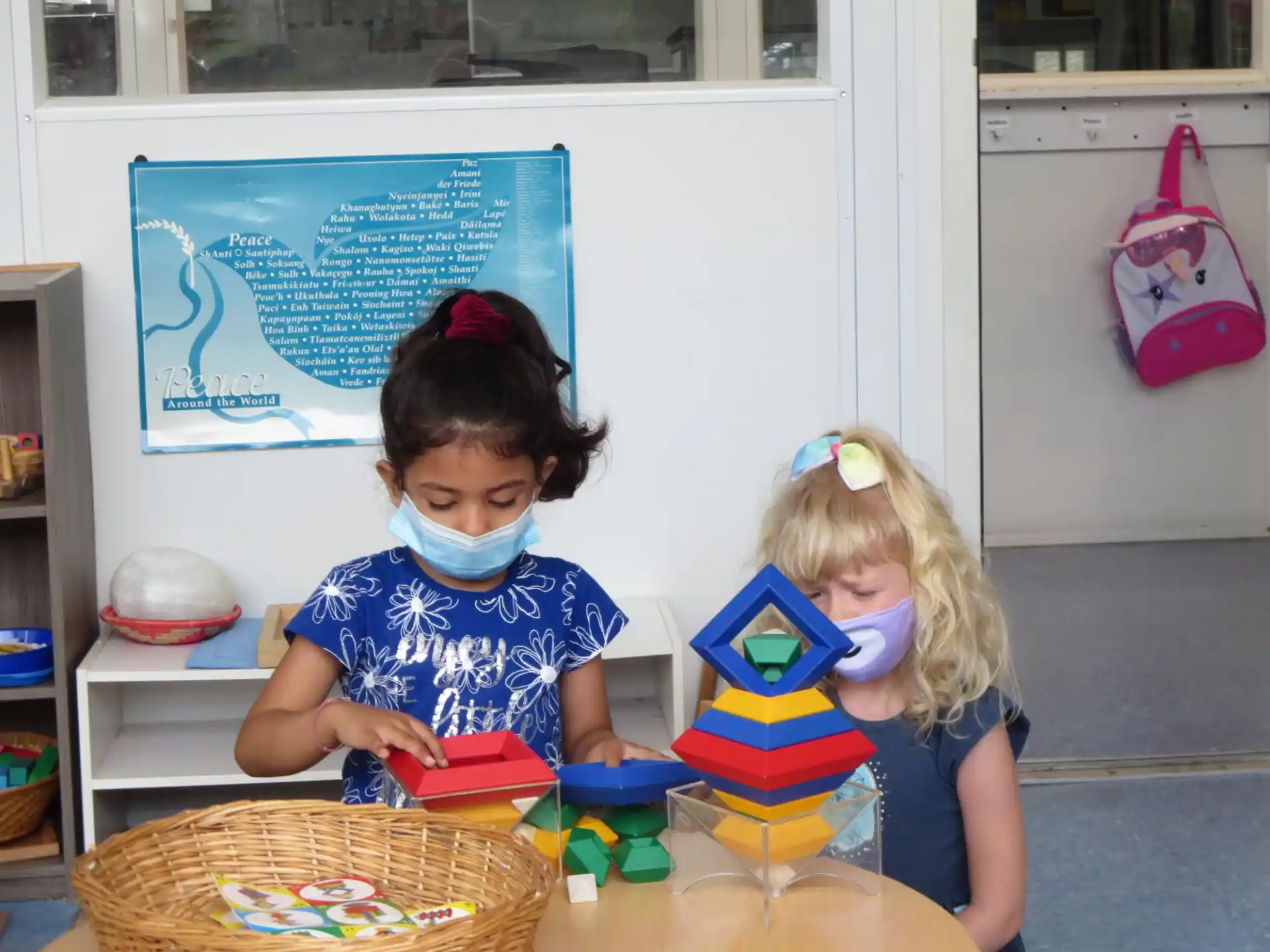 a group of children wearing clothing