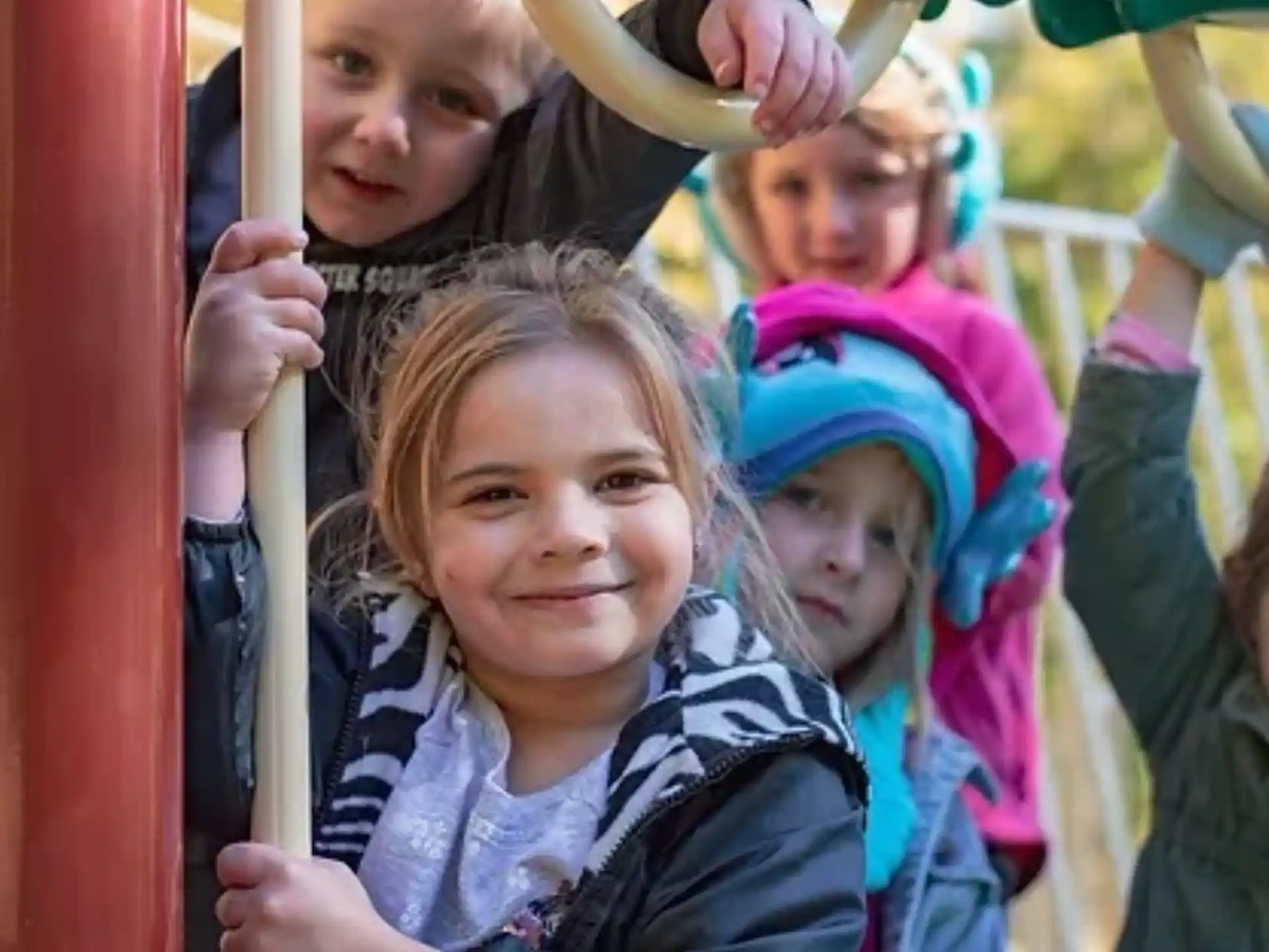 a group of children