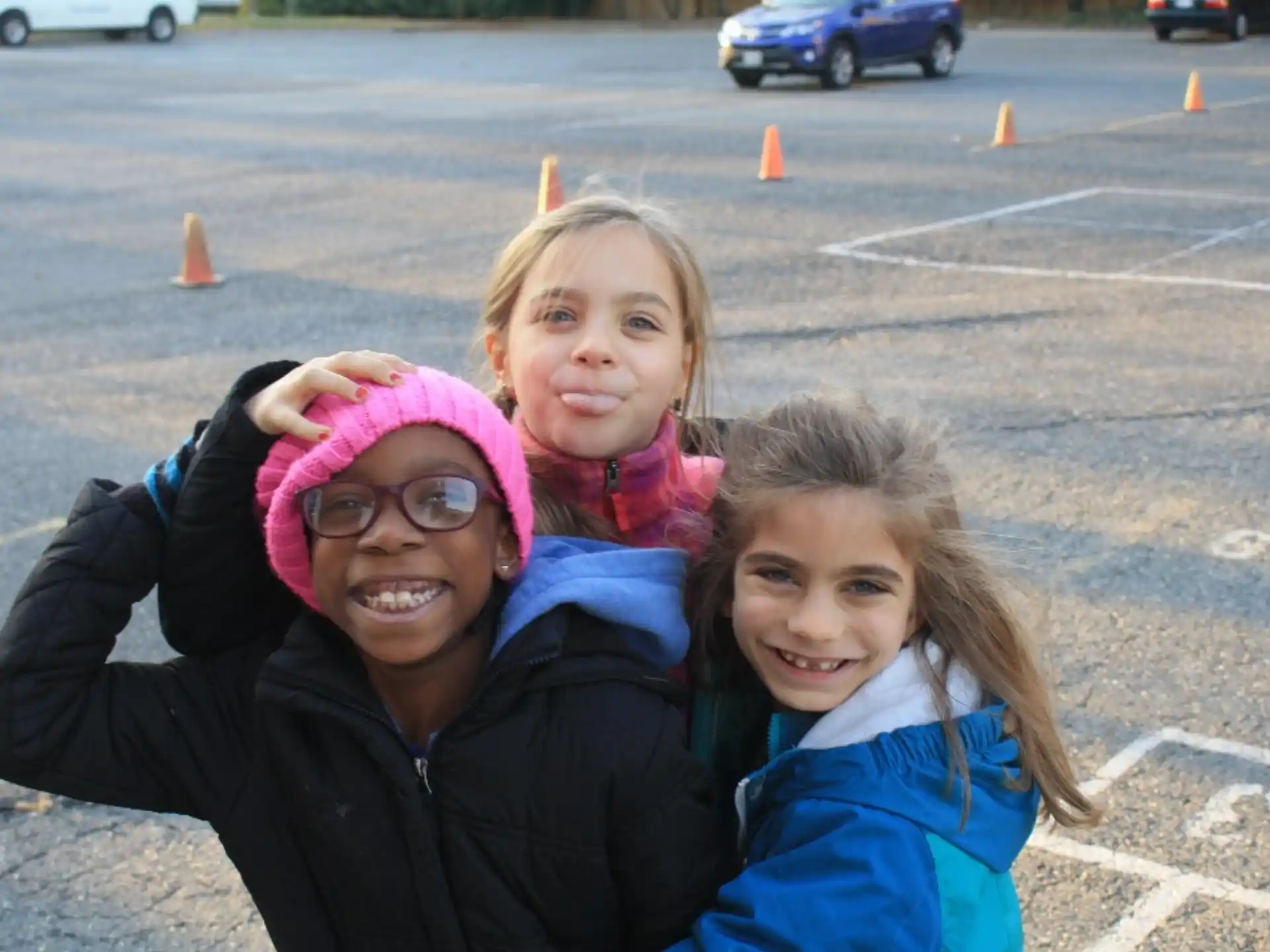 a group of children posing for a photo