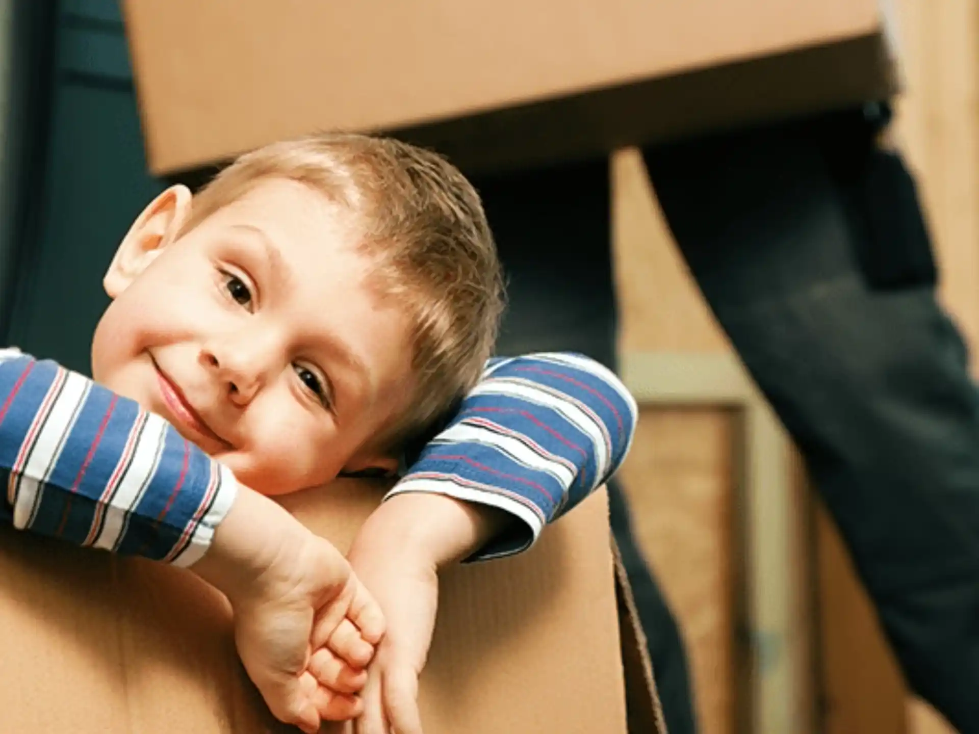 a baby lying on a table