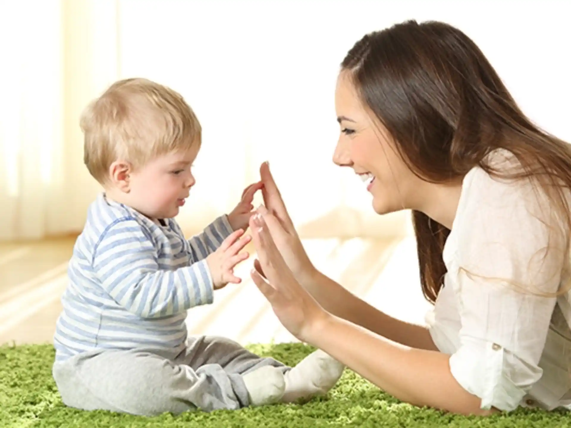 a person and a baby
