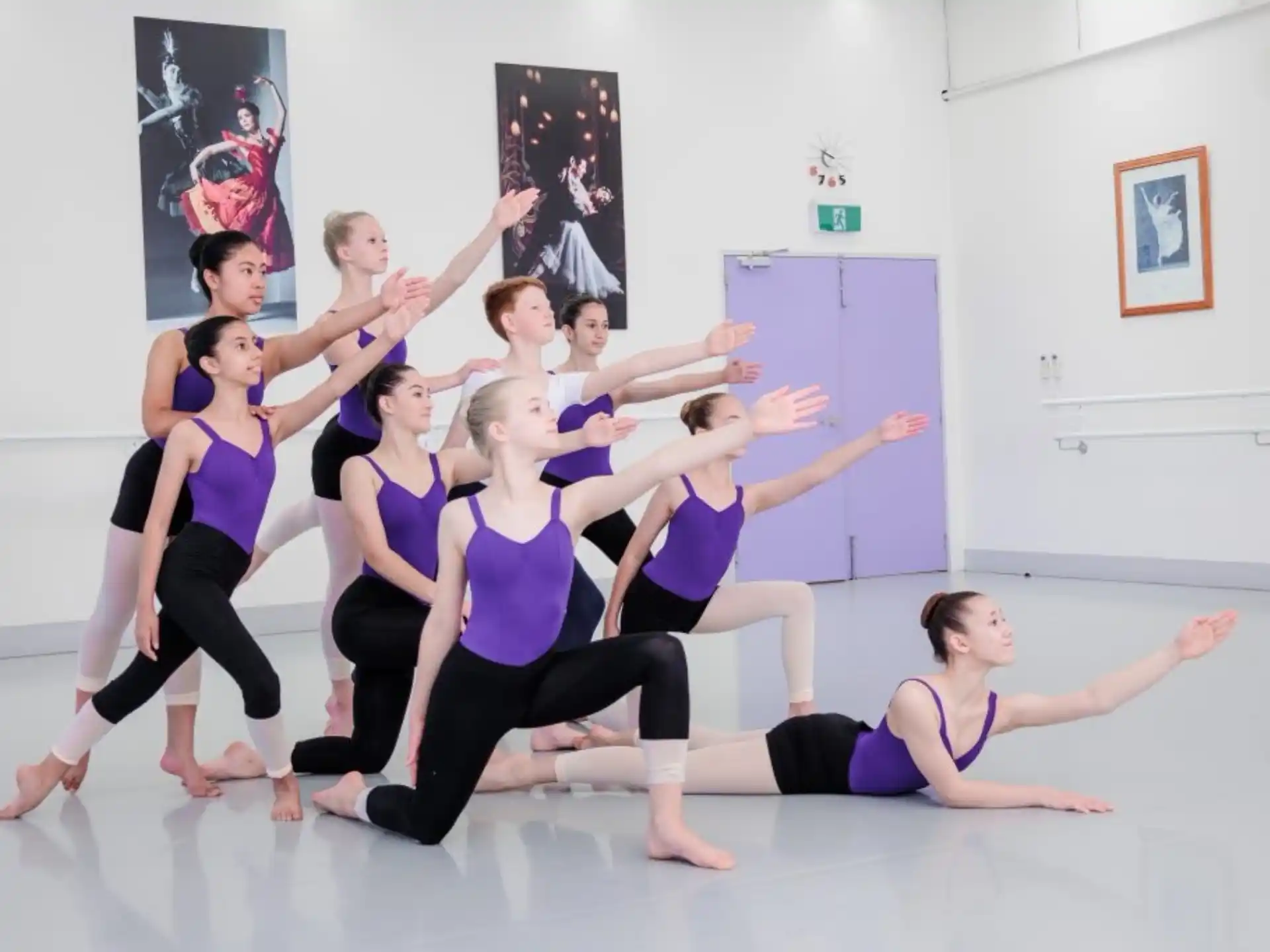 a group of women dancing