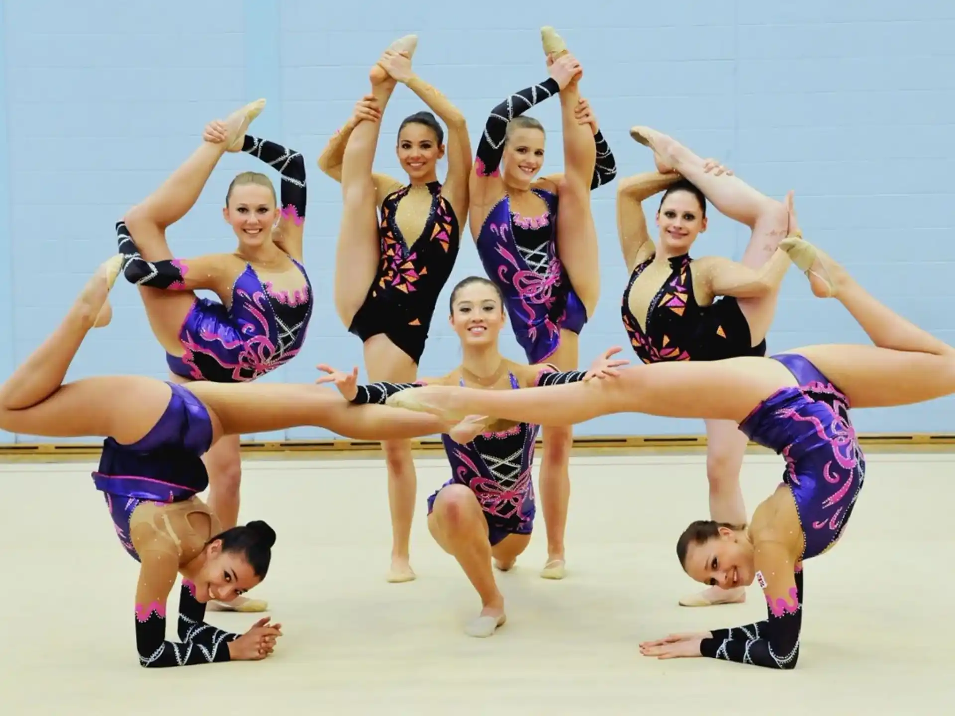 a group of women dancing