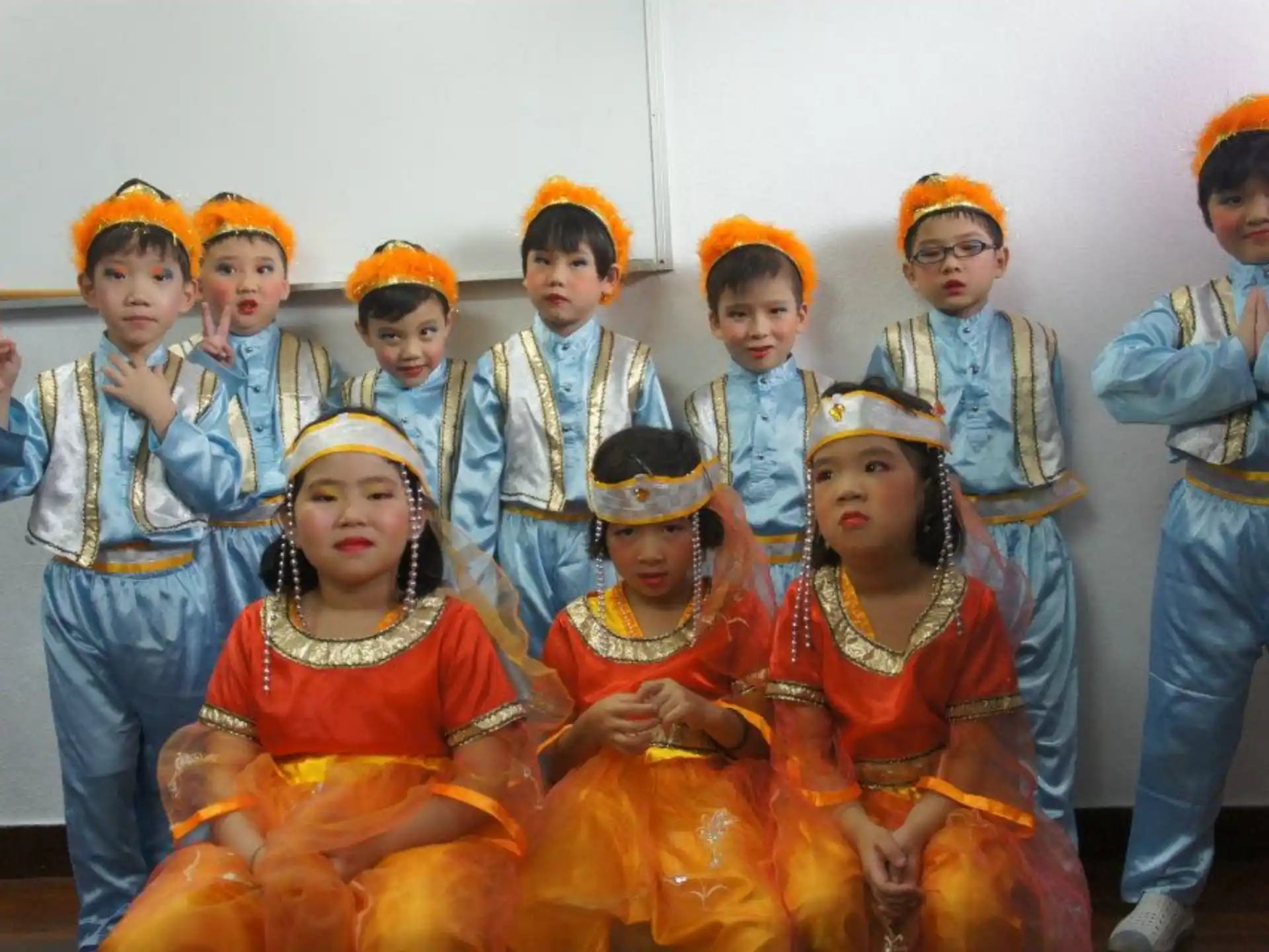 a group of people wearing clothing