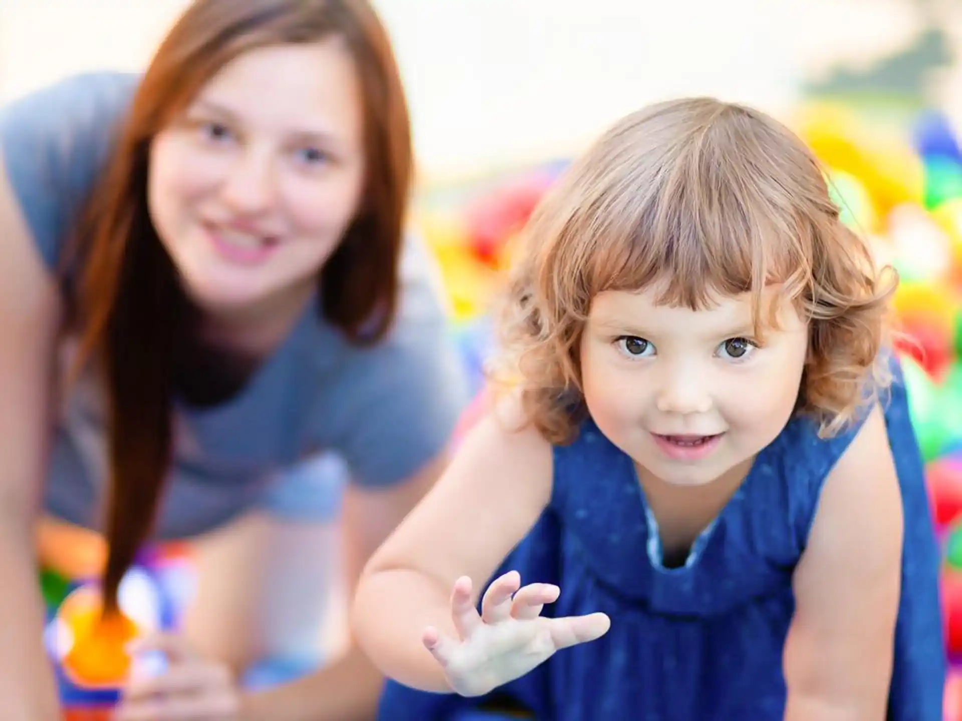 a person and a child
