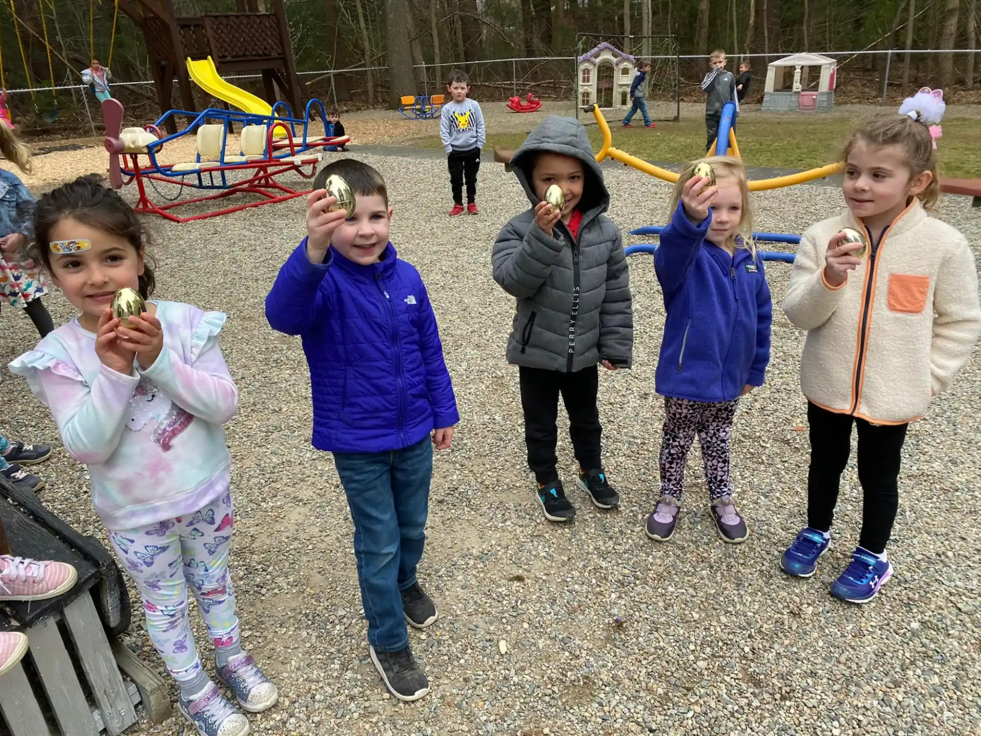 a group of children eating ice cream