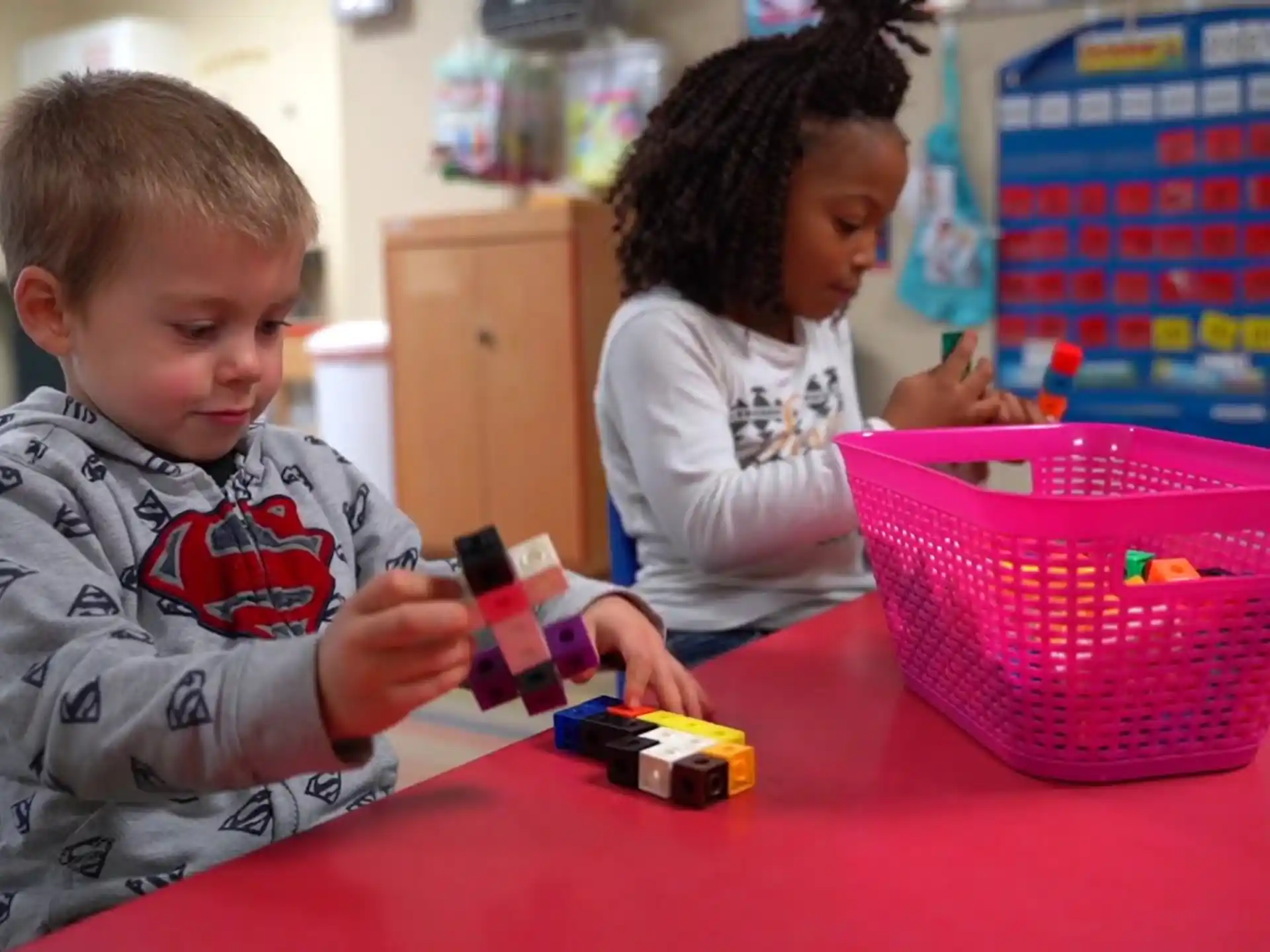 a few children playing with toys