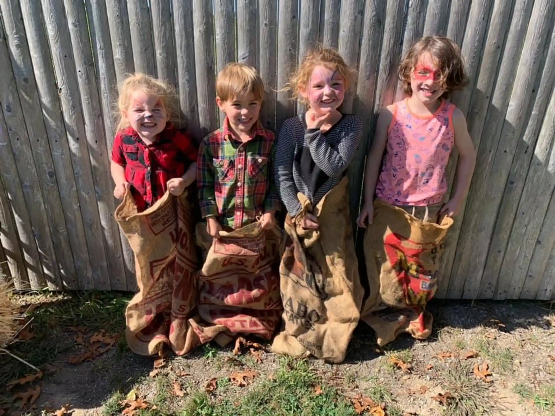 a group of children posing for a photo