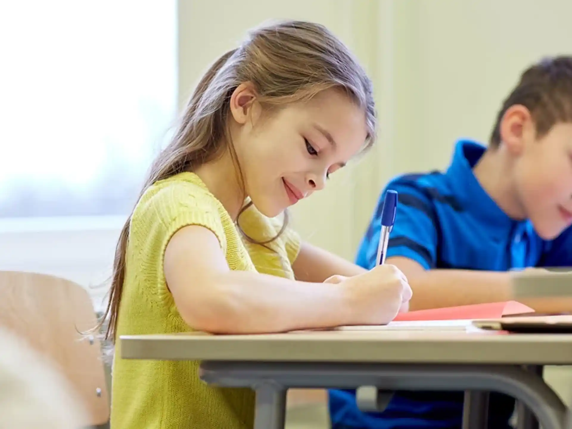 a group of students in a classroom