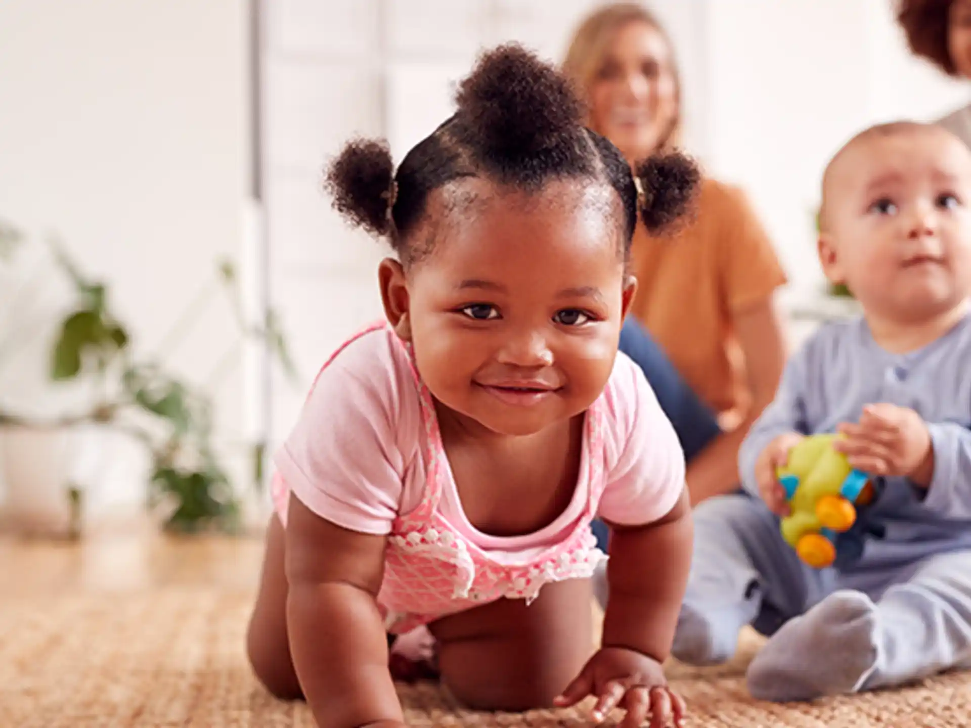 a group of children sitting on the floor