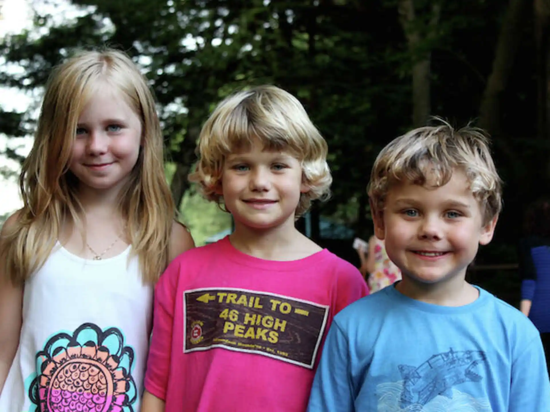 a group of children posing for a photo