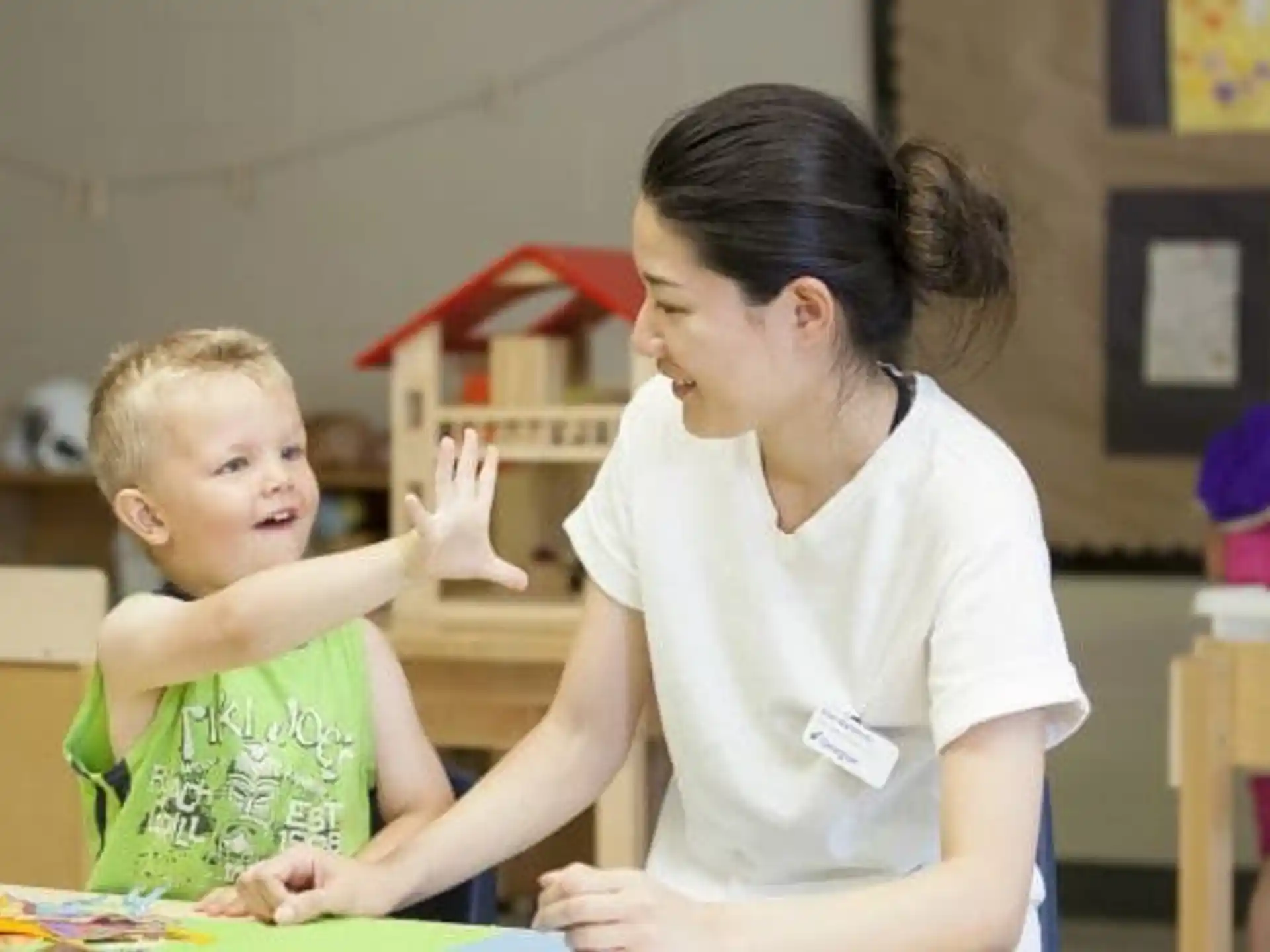 a person and a child