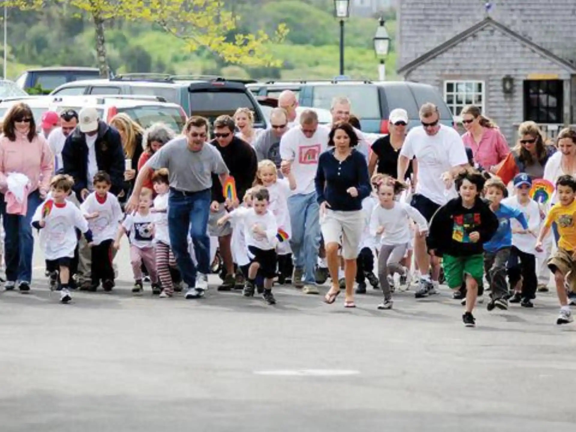 a group of people posing for a photo