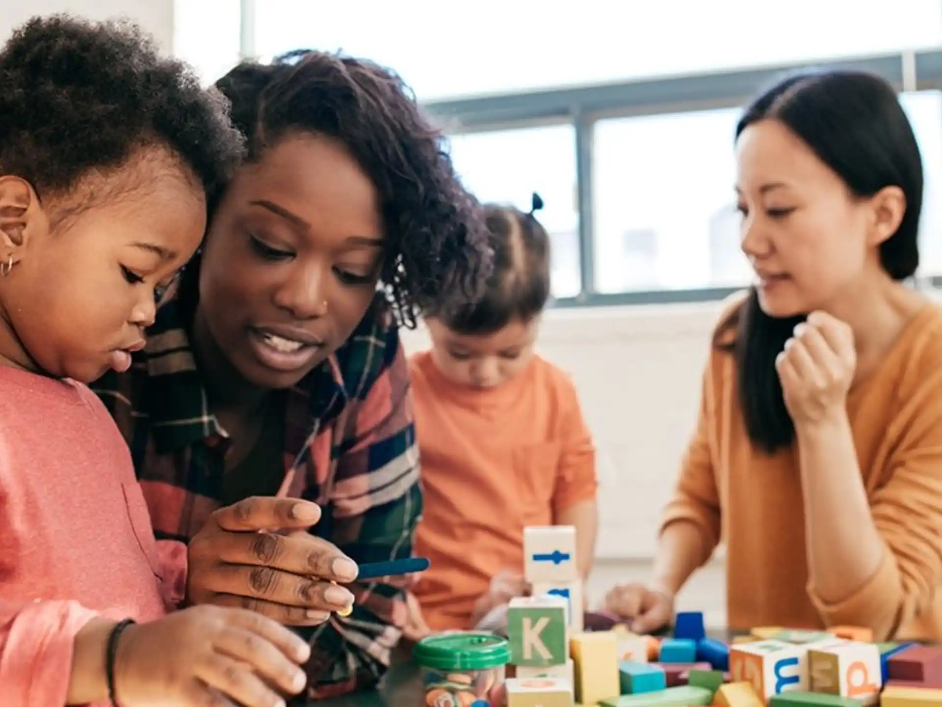 a group of women and a child