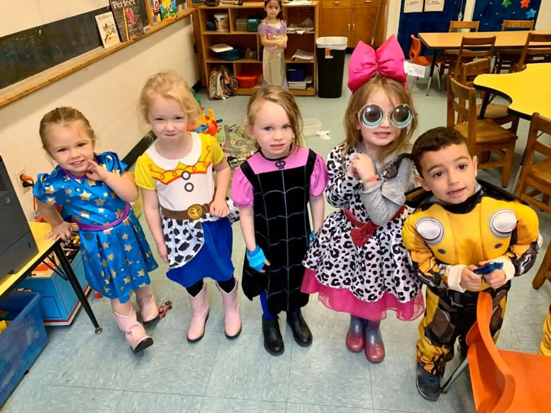 a group of children posing for a photo