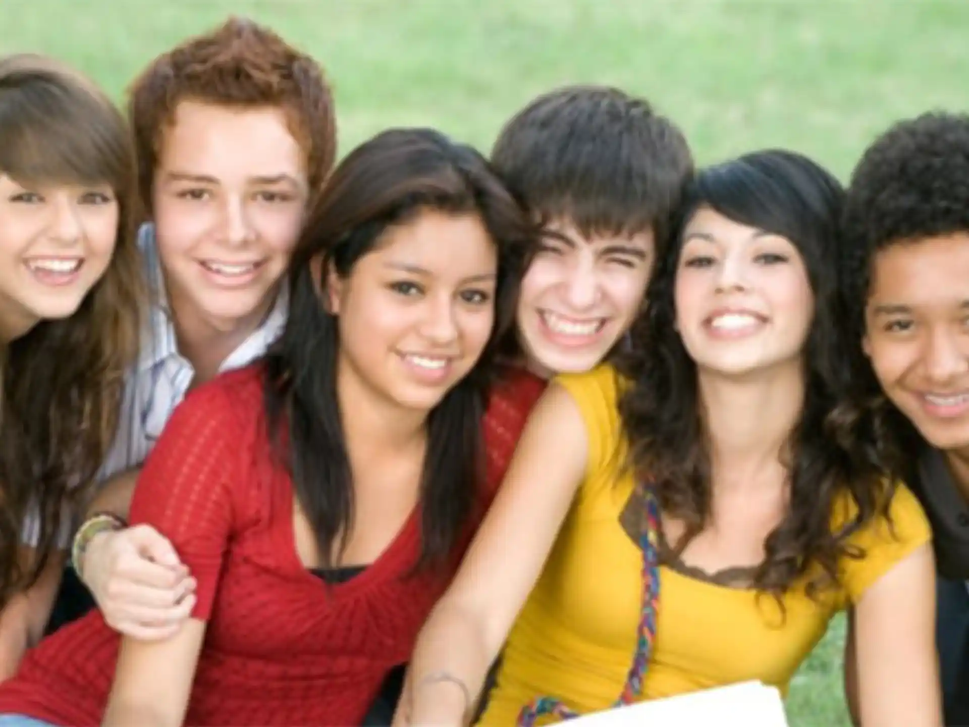 a group of people posing for a photo