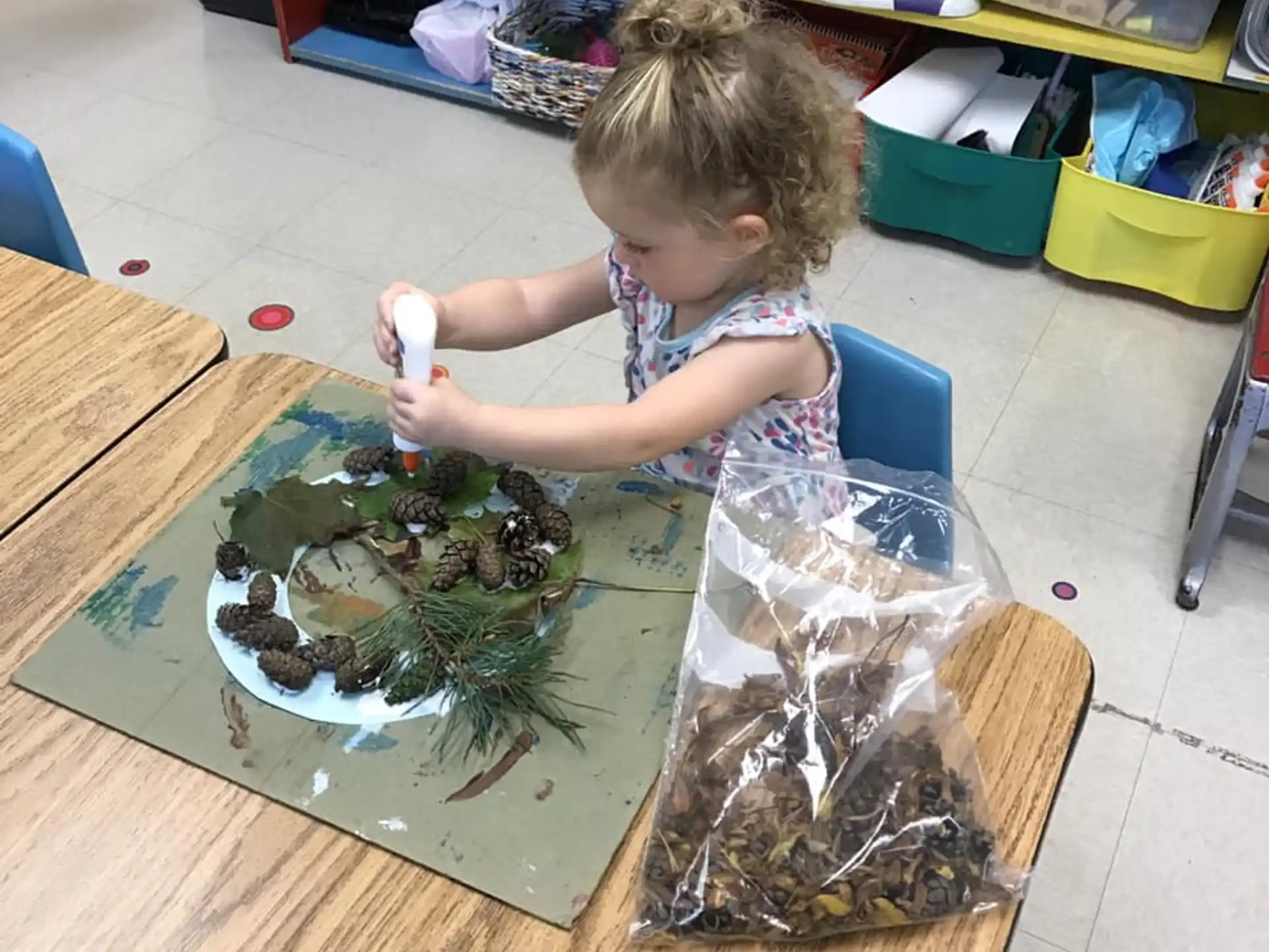 a child playing with a toy