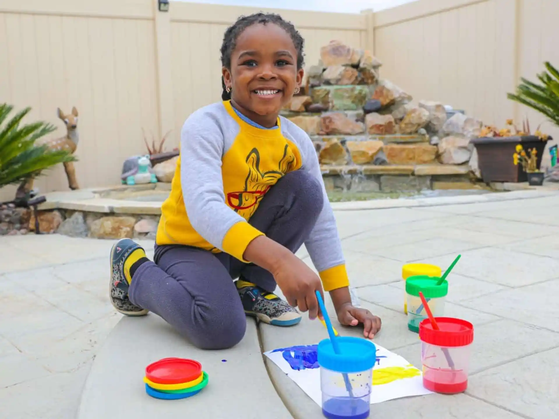 a child playing with toys