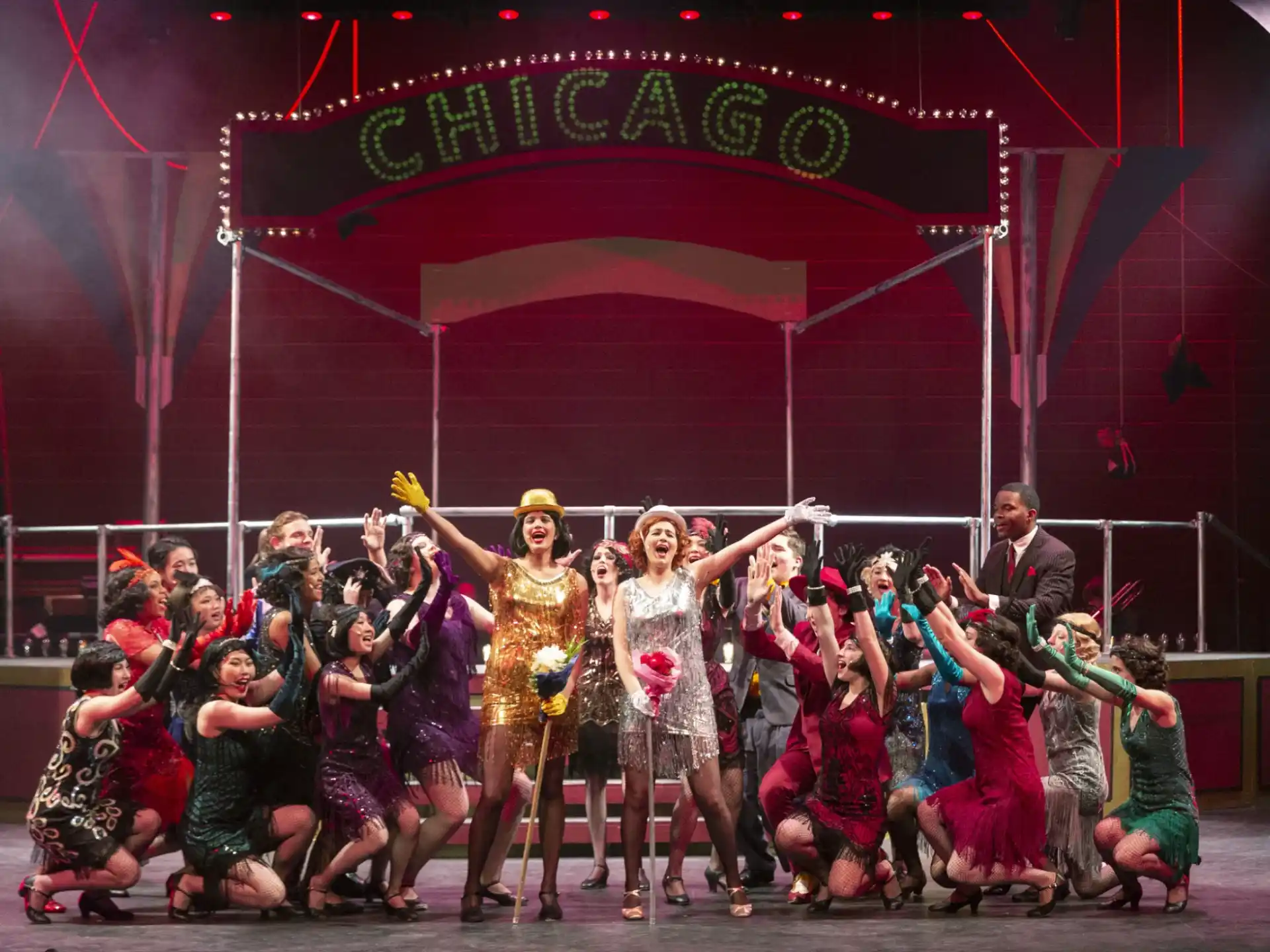 a group of people on a stage