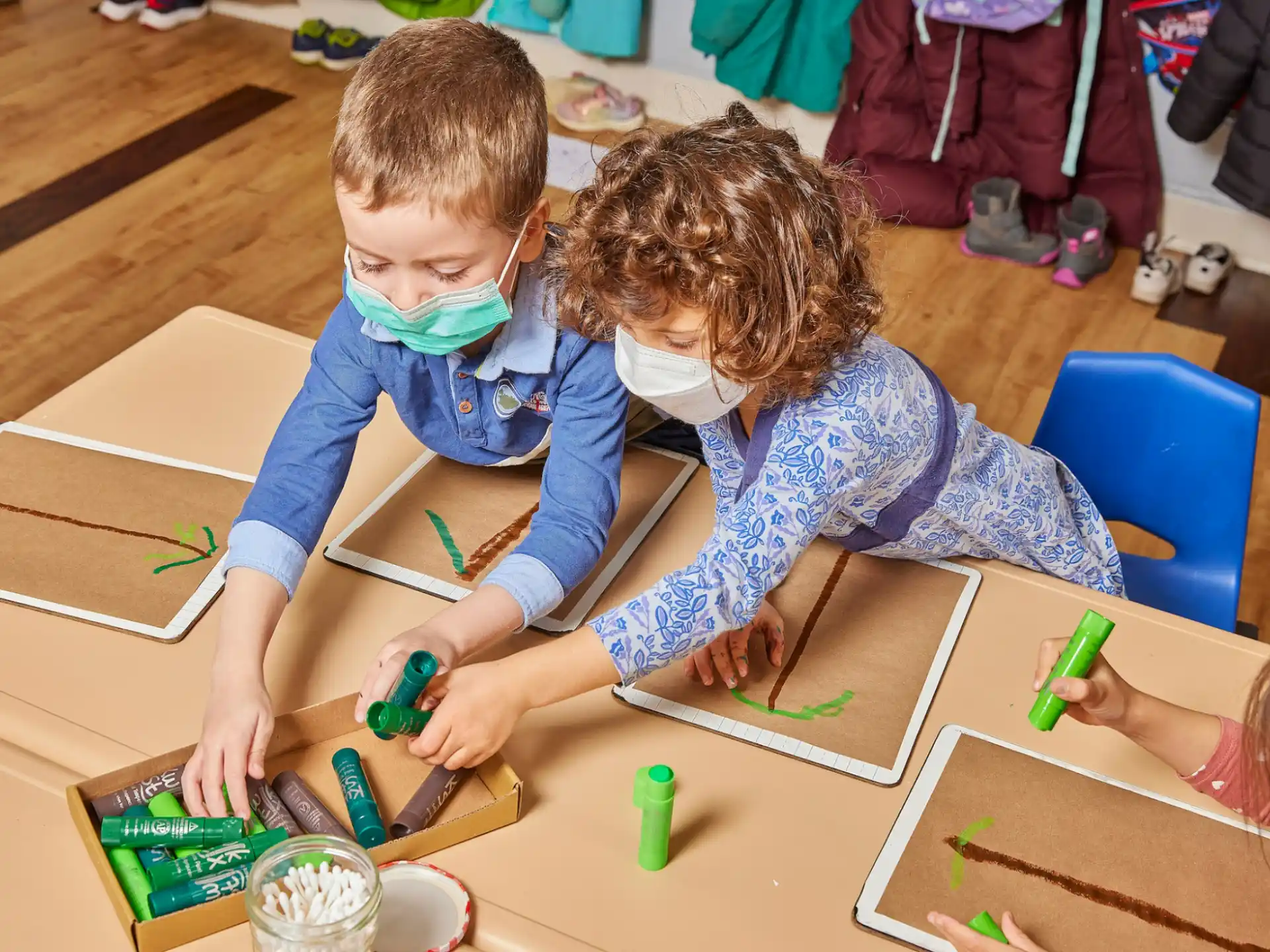 children playing with toys