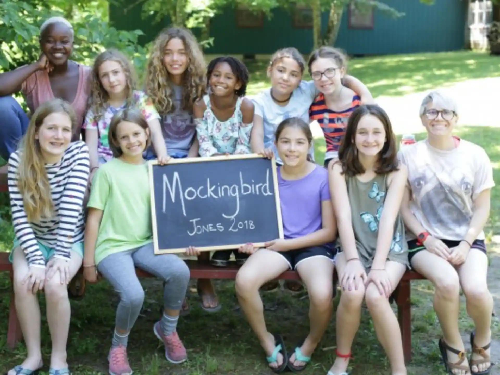 a group of people posing for a photo