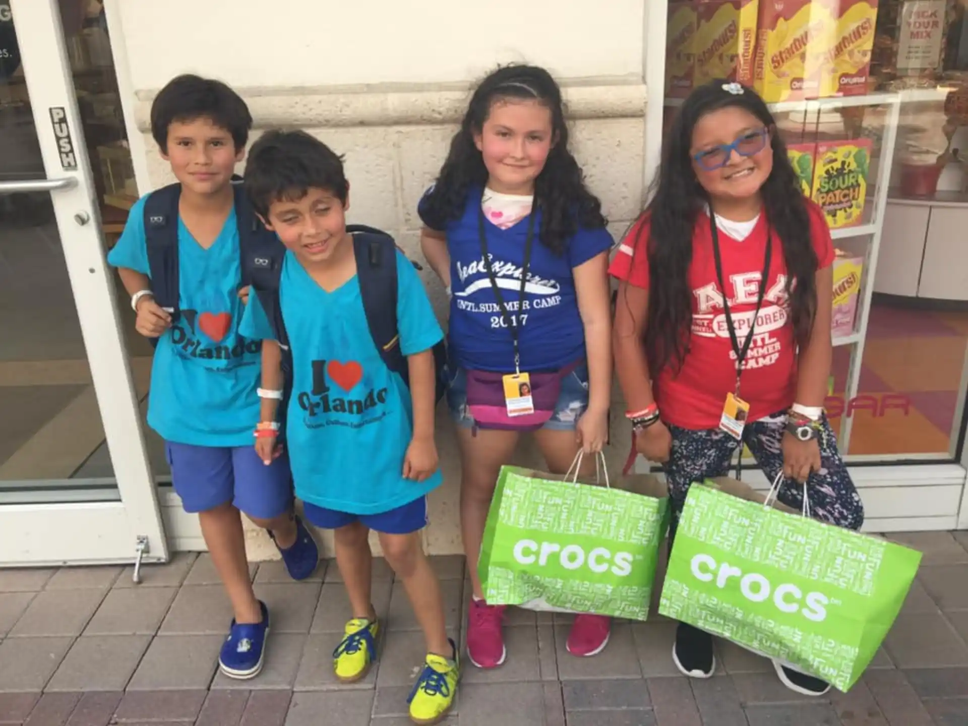 a group of children posing for a photo