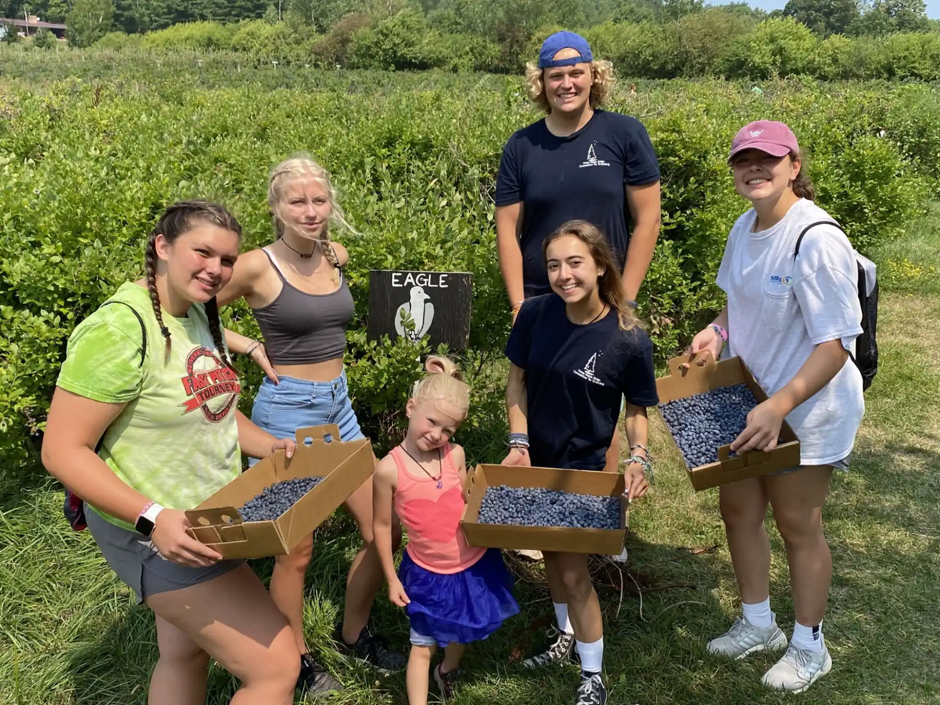 a group of people posing for a photo