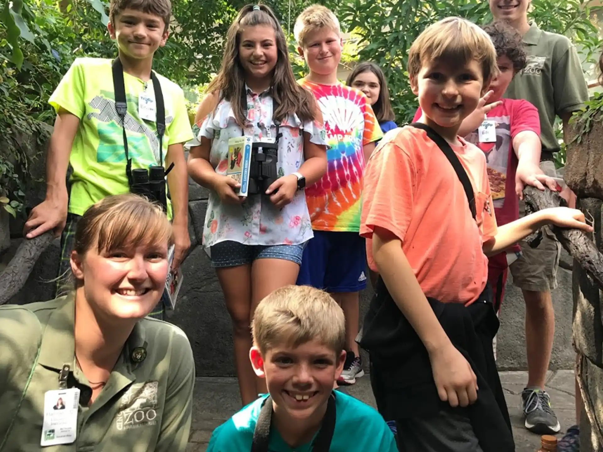 a group of children posing for a photo