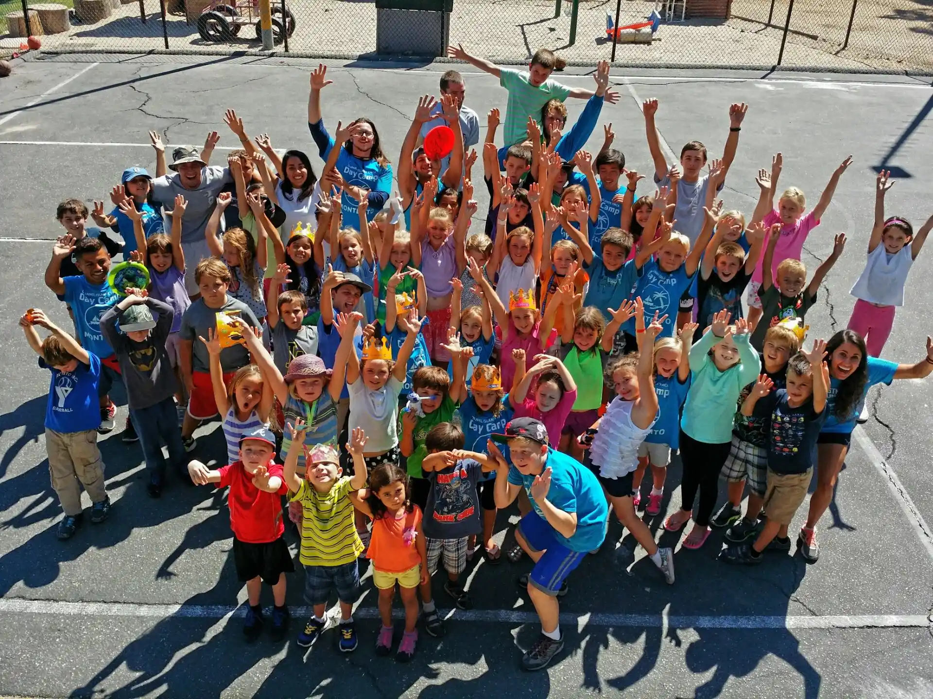 a group of people posing for a photo